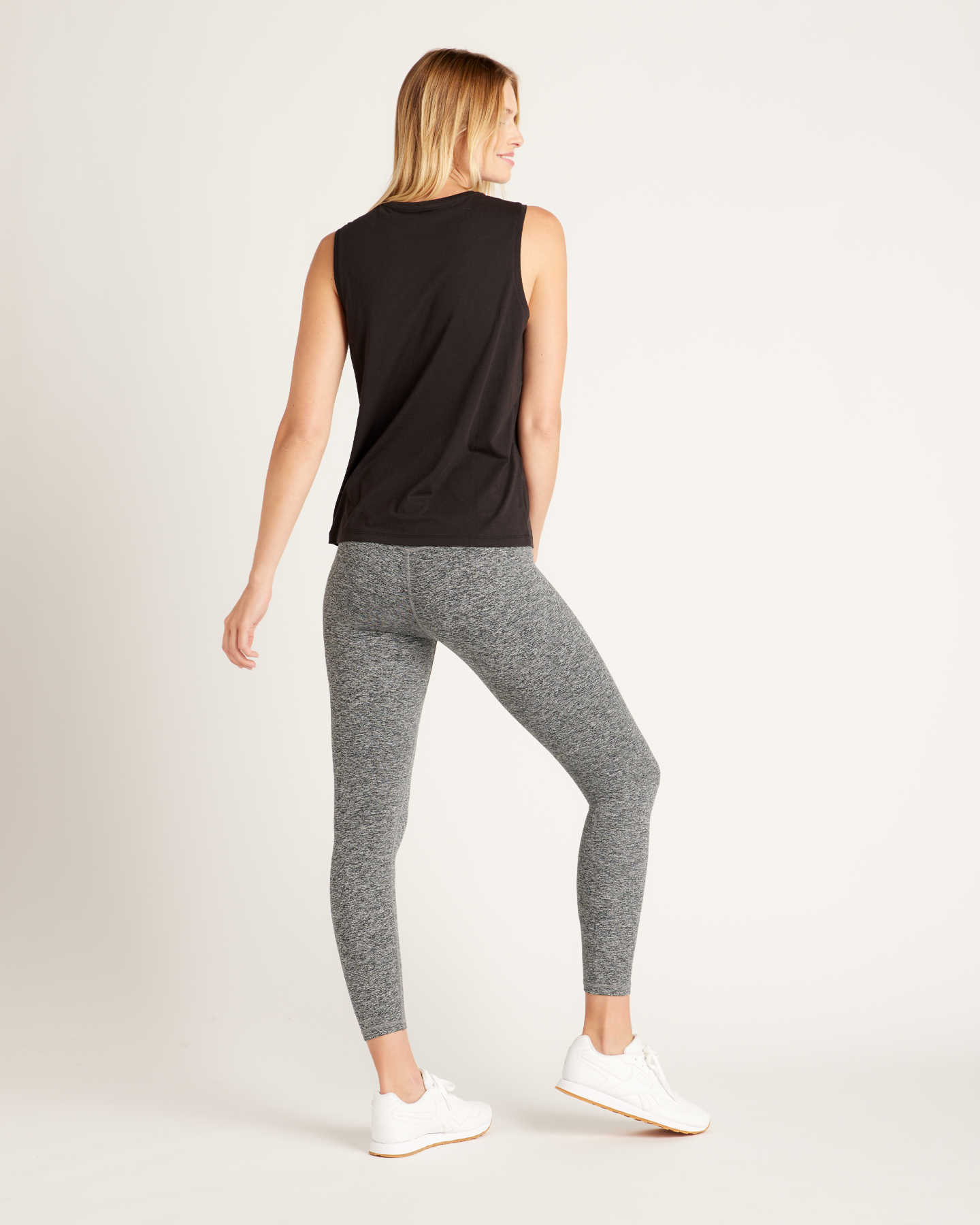 Flowknit Ultra-Soft Performance Legging - Black/White - 4 - Thumbnail