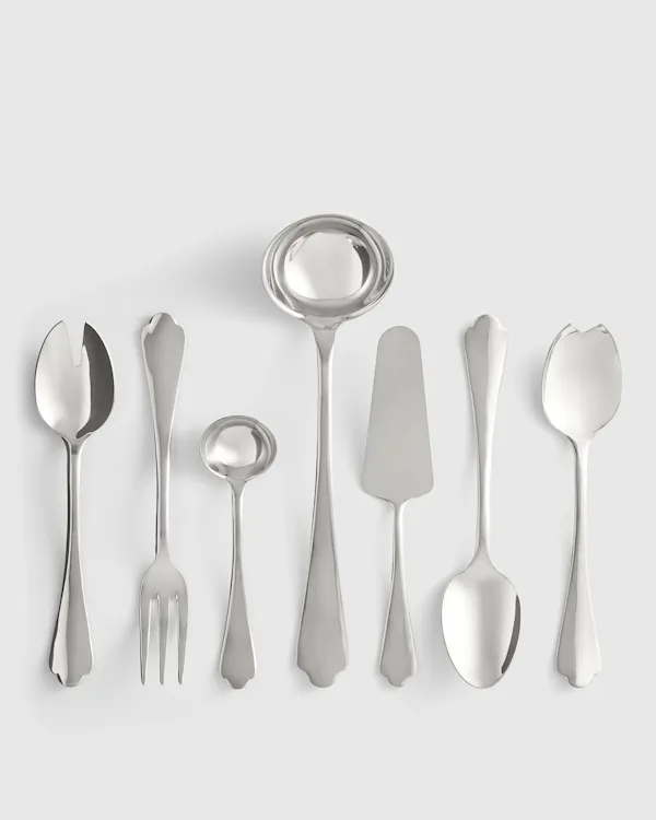 Dolce Vita 7-Pc Serving Utensil Set by Mepra