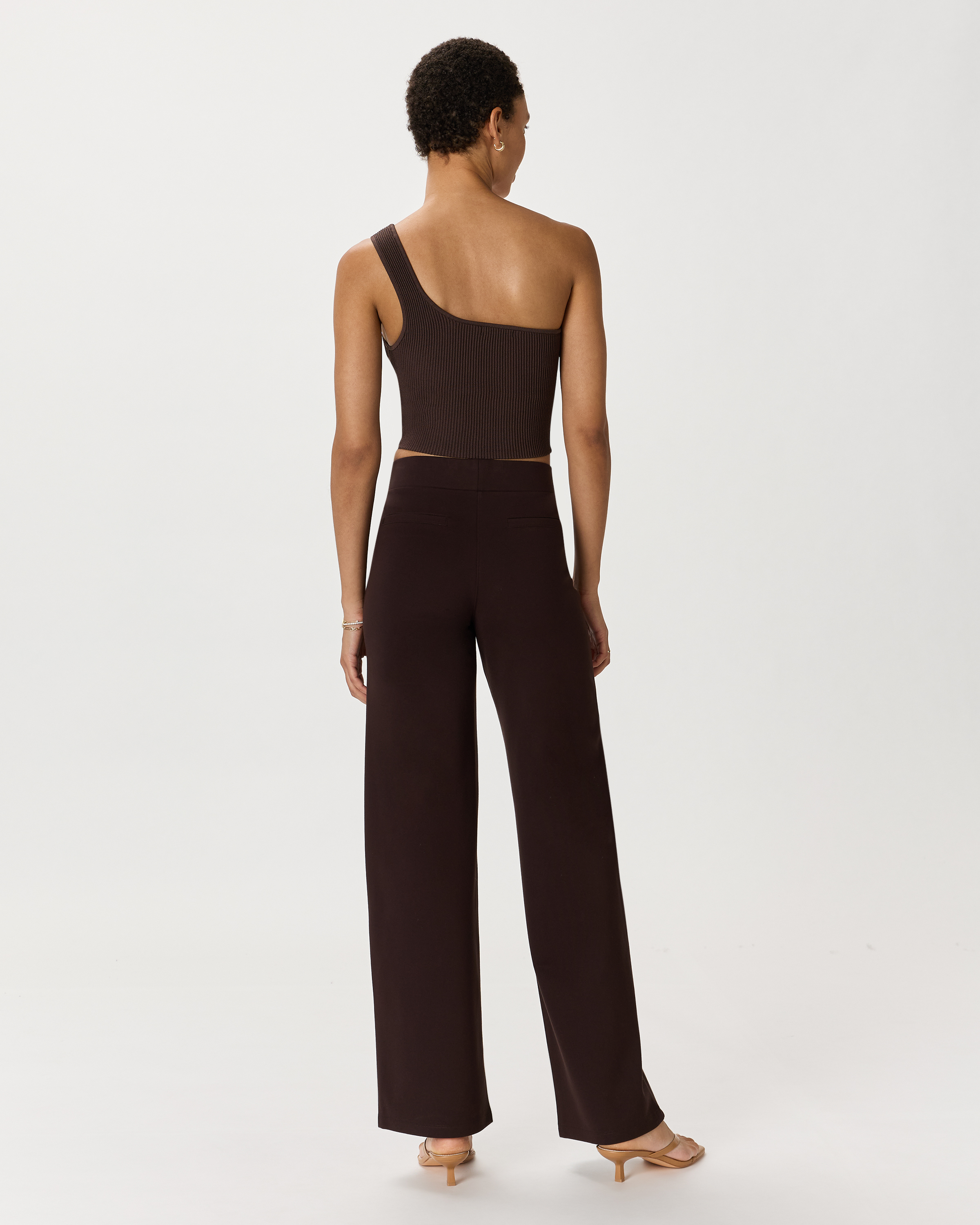 Ultra-Stretch Ponte Wide Leg Pants - thumbnail 5
