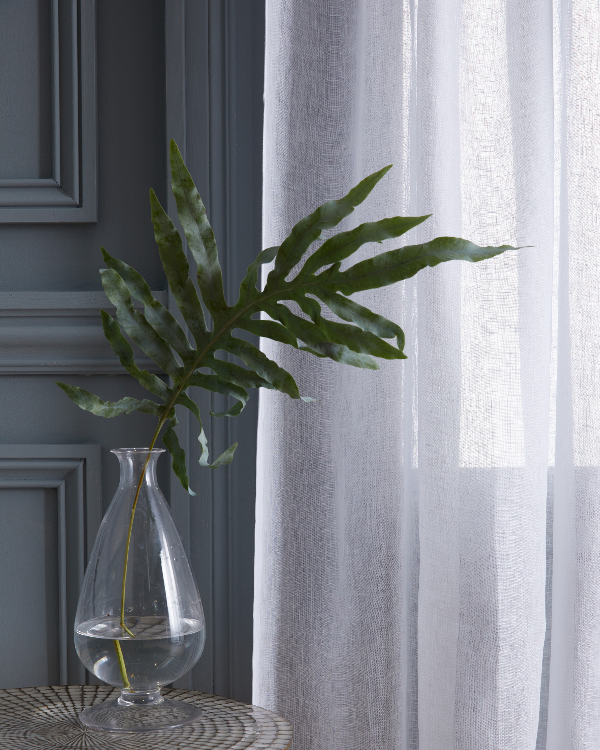 European Linen Sheer Curtain Set - thumbnail 3