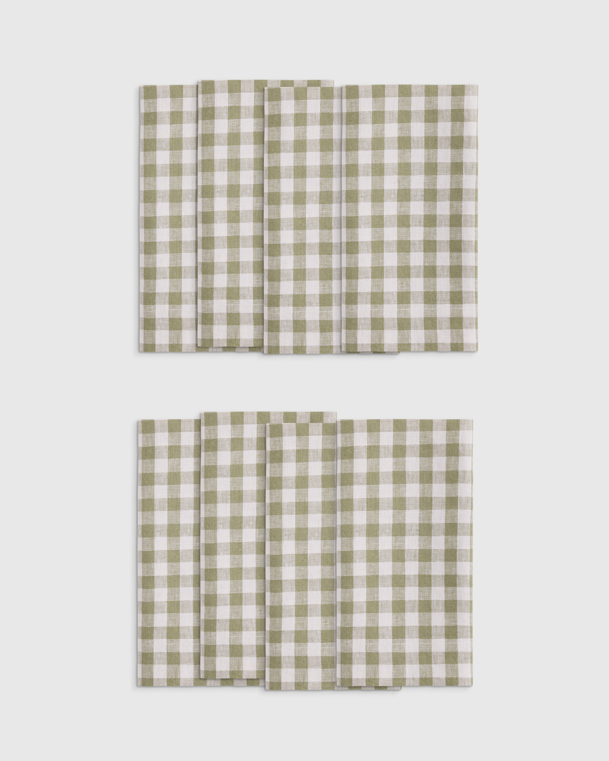 European Linen Wide-Hem Napkins (Set of 8)