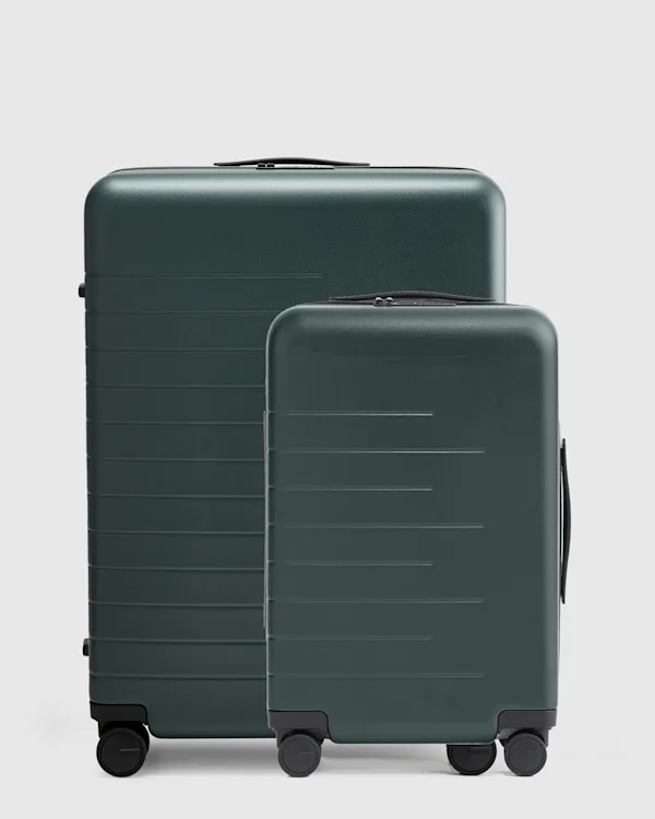 Expandable Small Carry-On & Large Check-In Suitcase Set