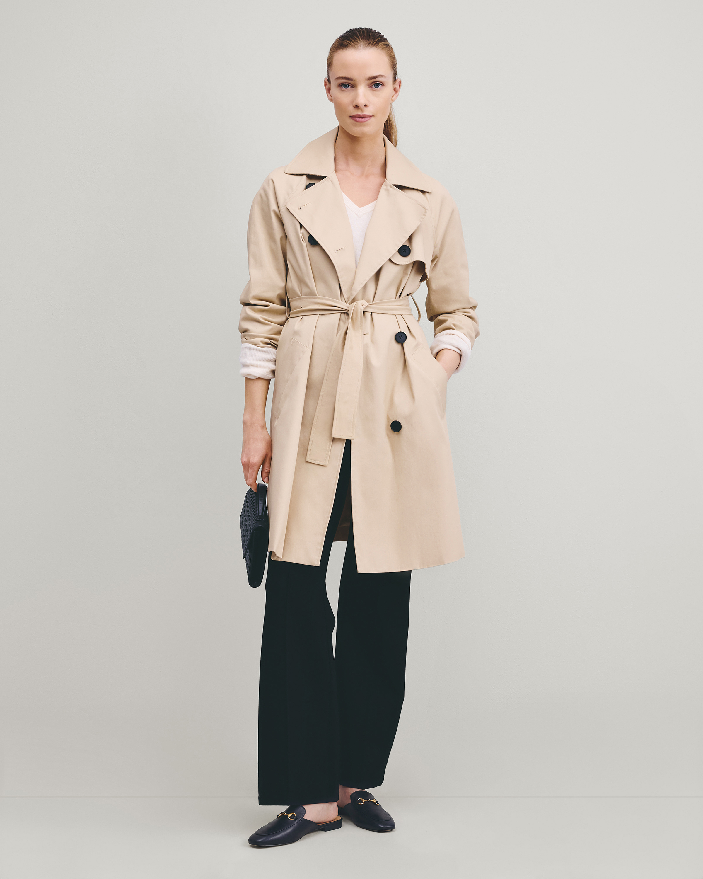 Comfort Stretch Trench Coat