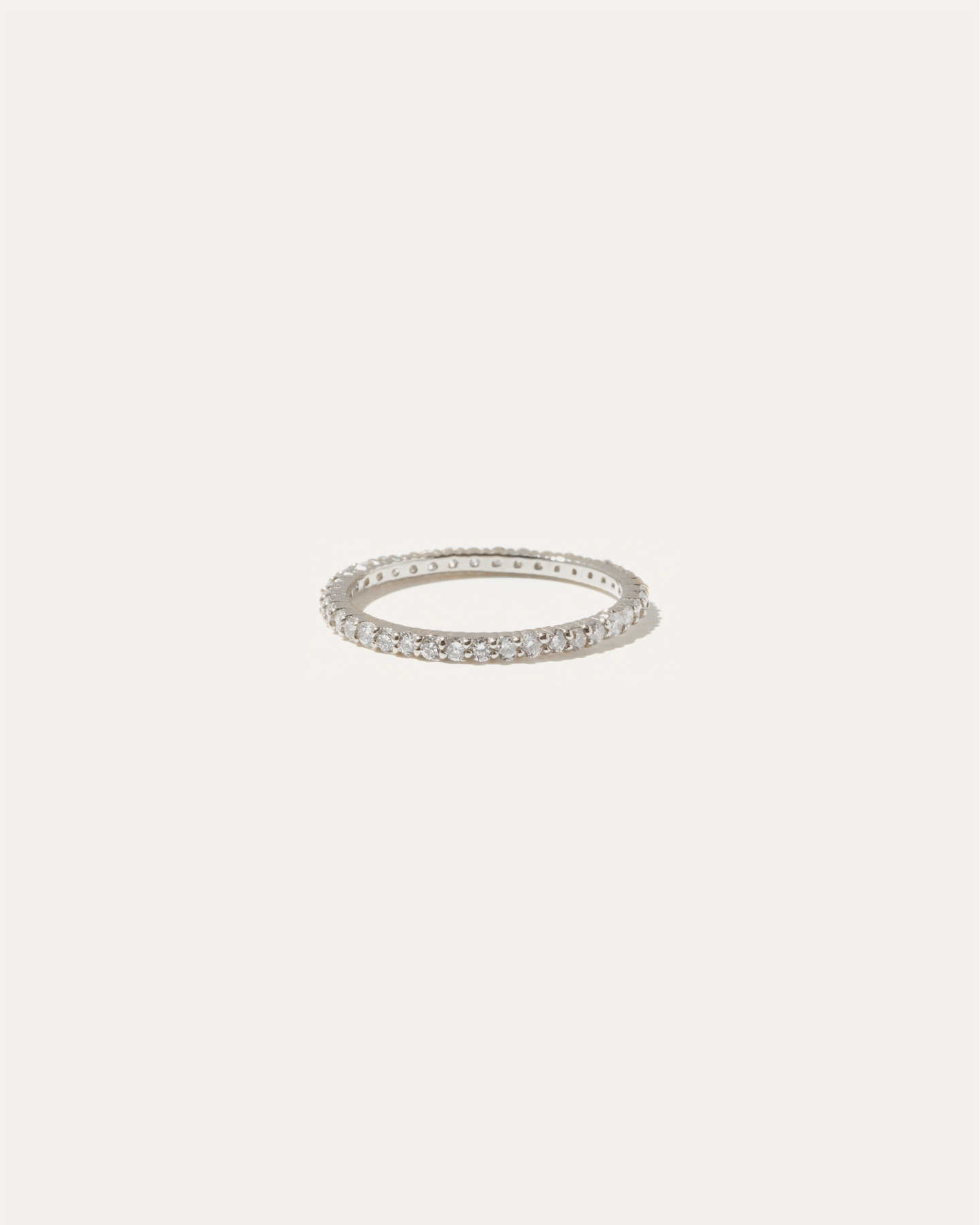 Diamond Eternity Ring - White Gold - 1