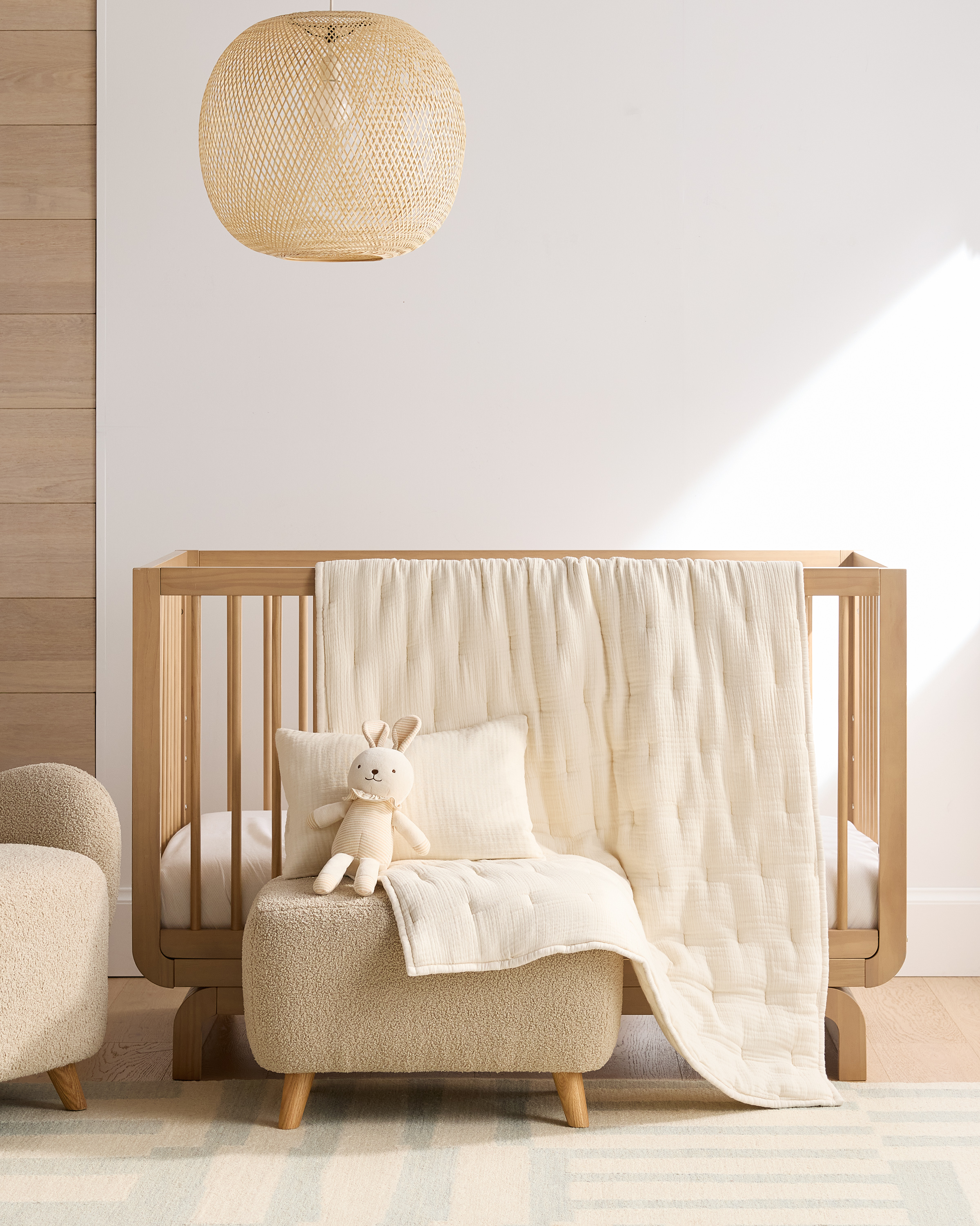 Organic Airy Gauze Toddler Quilt & Sham Set - thumbnail 6