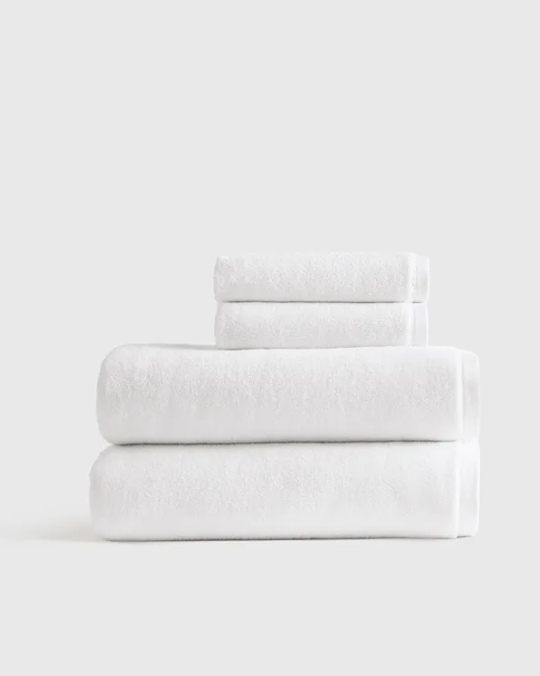 Plush Organic Turkish Cotton Bath Sheet Bundle (4 pieces)