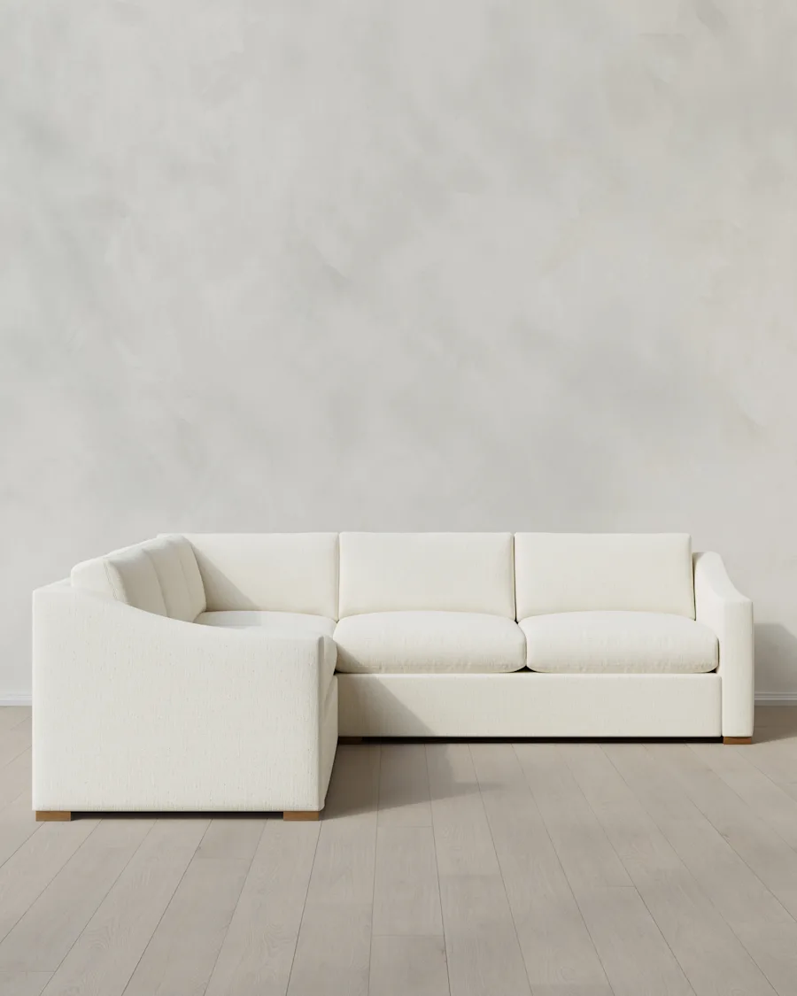 Hollis Slope Arm LSectional 118x118in Crypton Nomad Snow