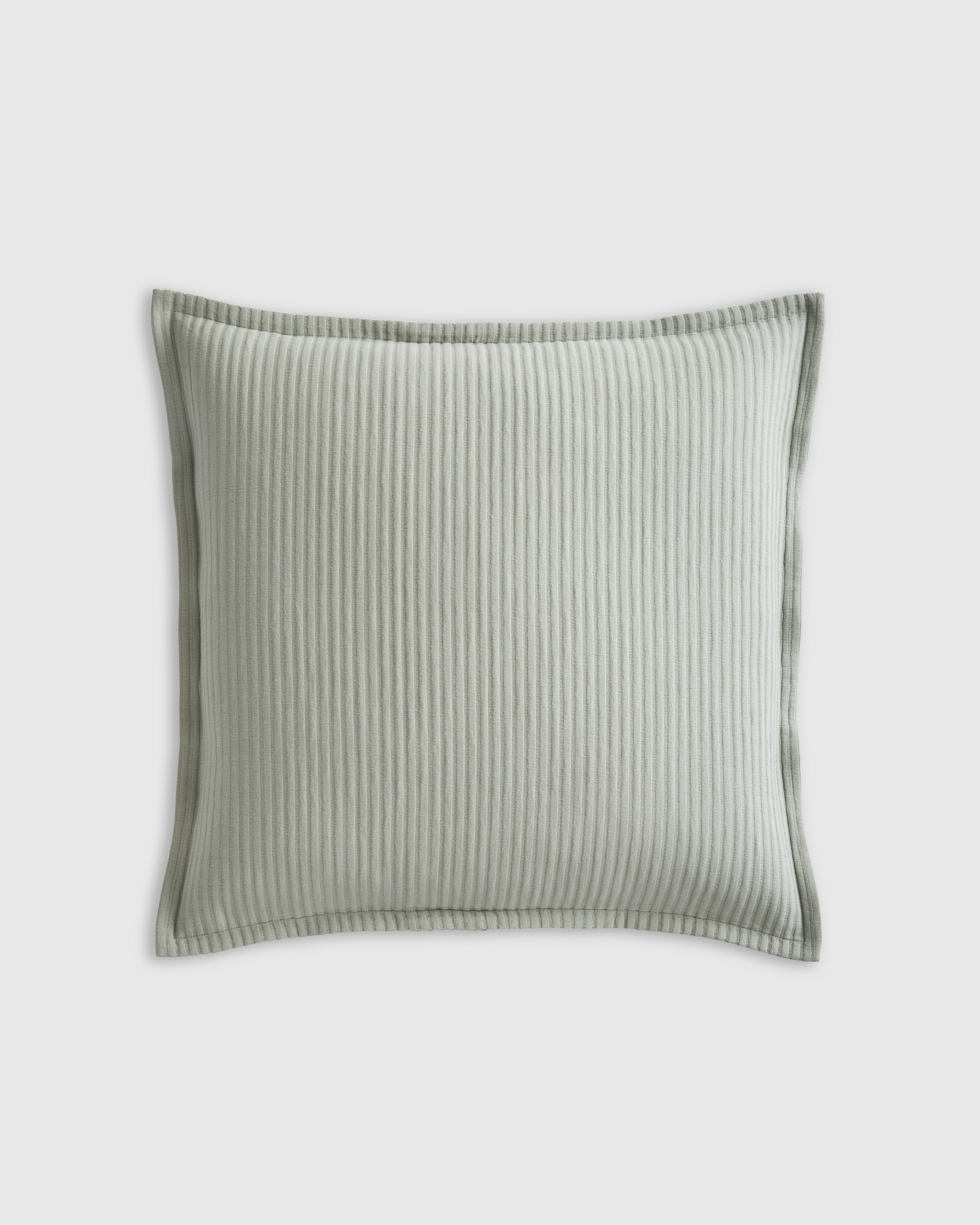 Organic Cotton Matelasse Euro Sham