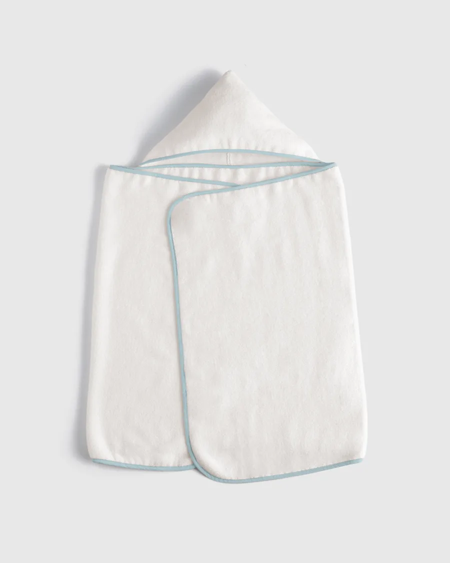 hooded towel 2 lightblue