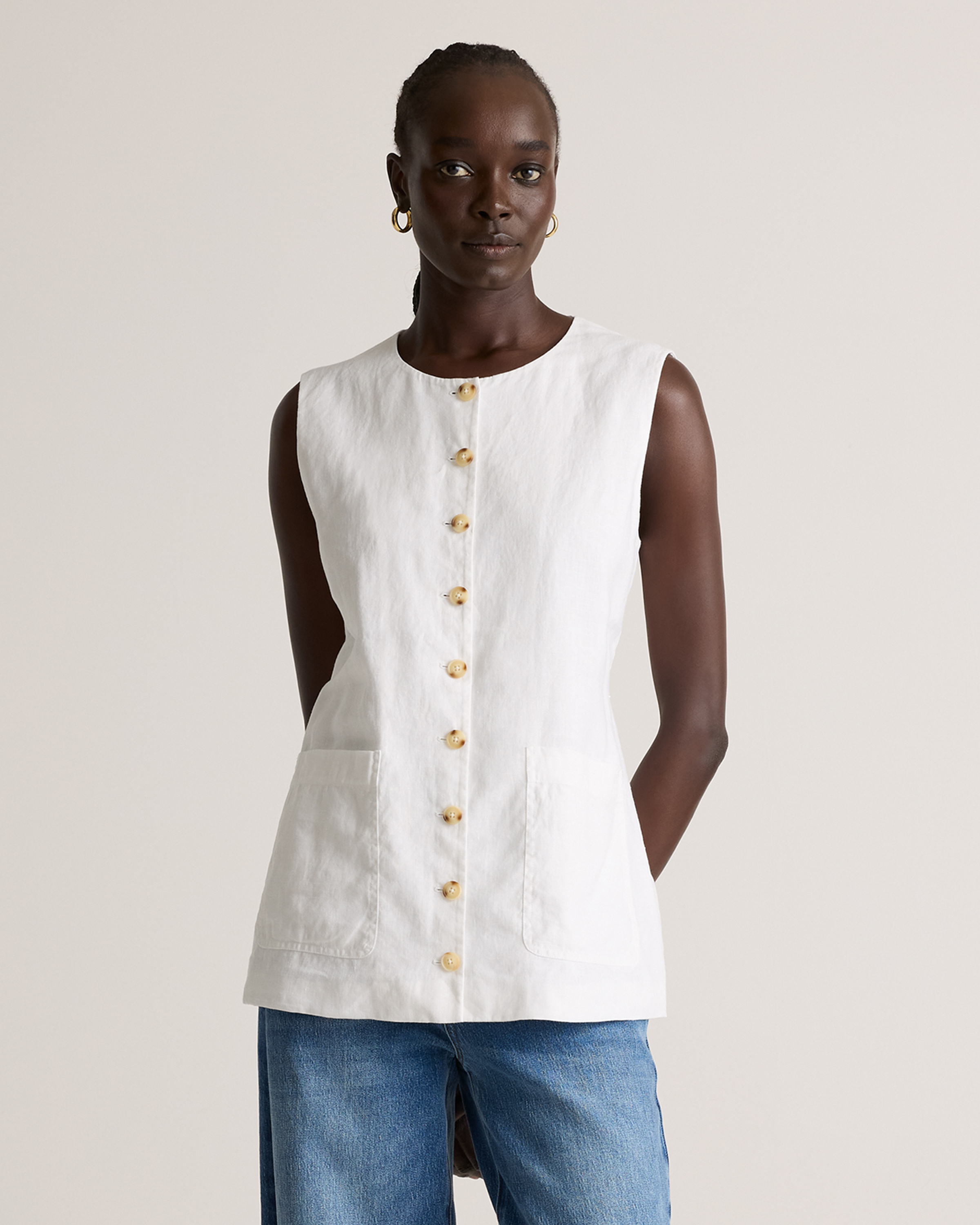 Linen Tops, Shirts & Tanks for Women | Quince Canada