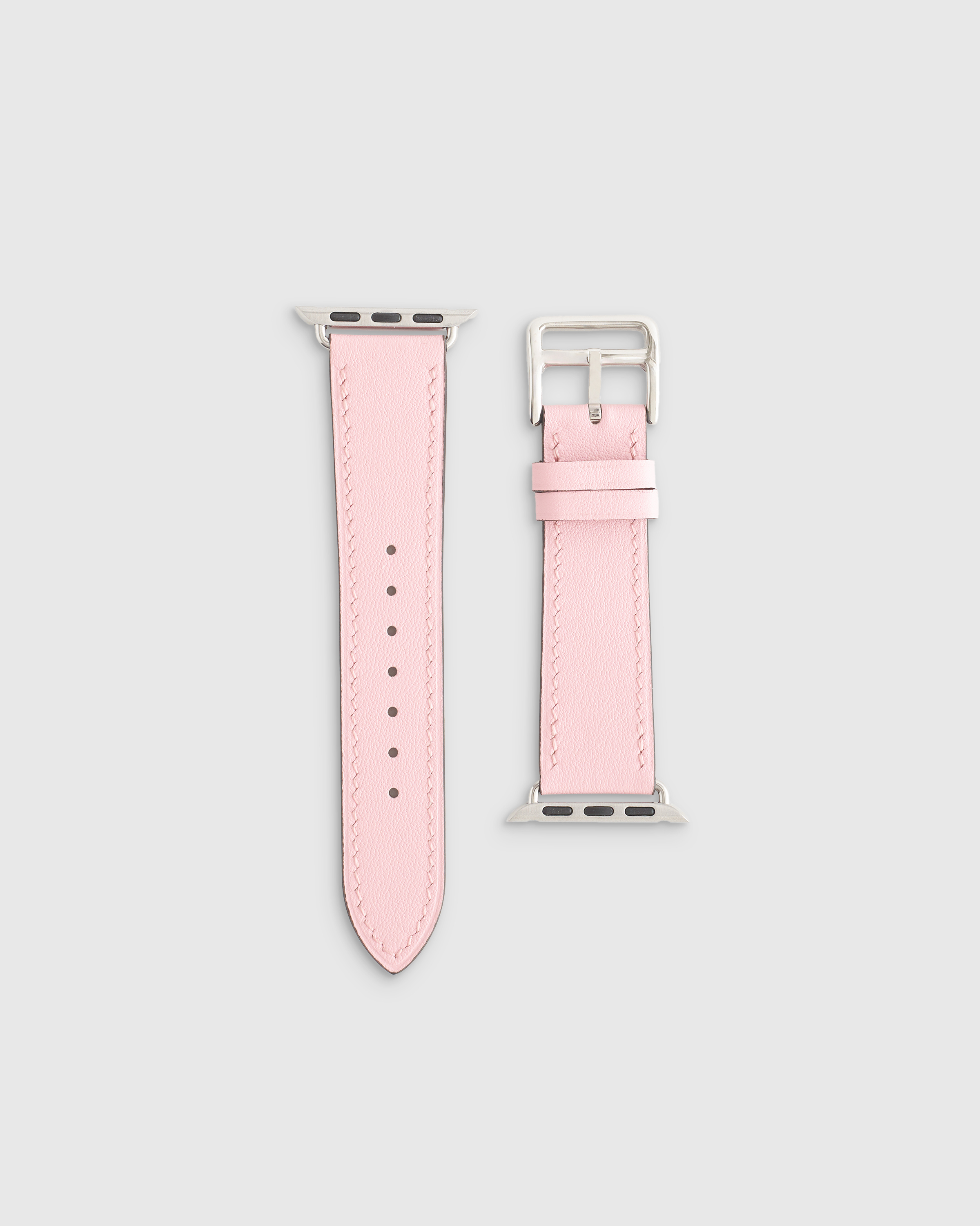 Quince Leather Apple Watch Band In Light Pink