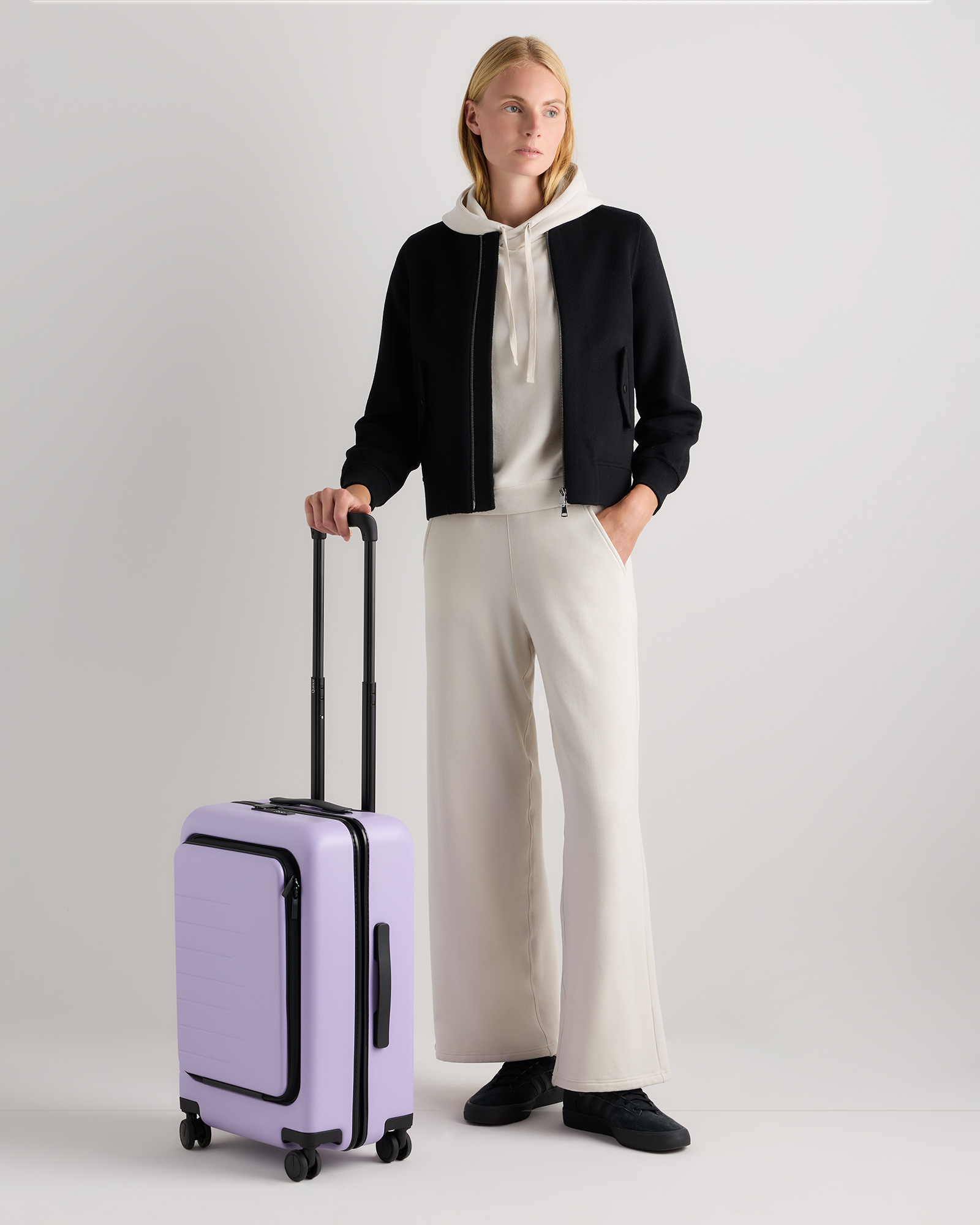 Front Pocket Carry-On Suitcase - thumbnail 2