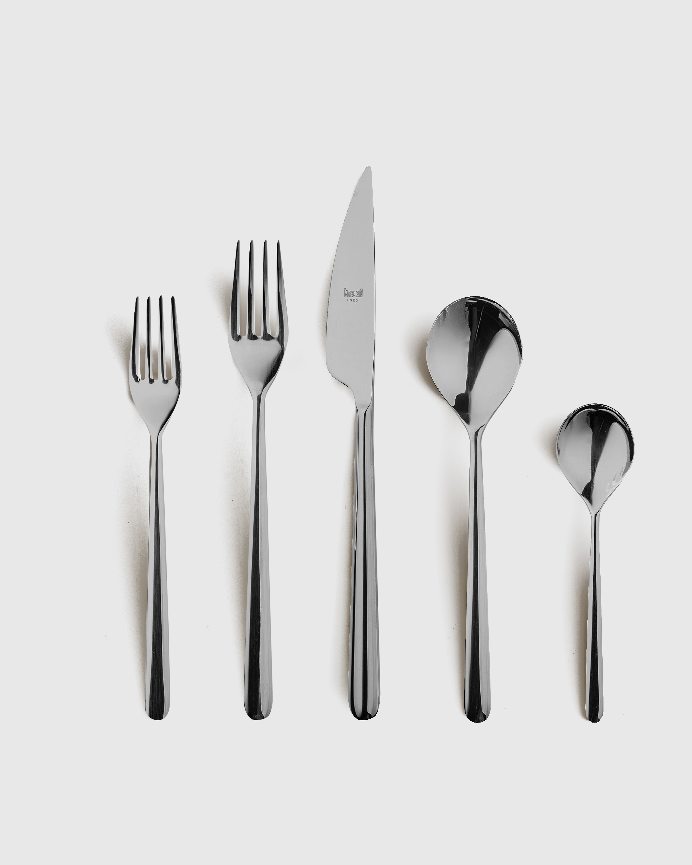 Quince Linea Flatware 20-pc Set In Polished Black