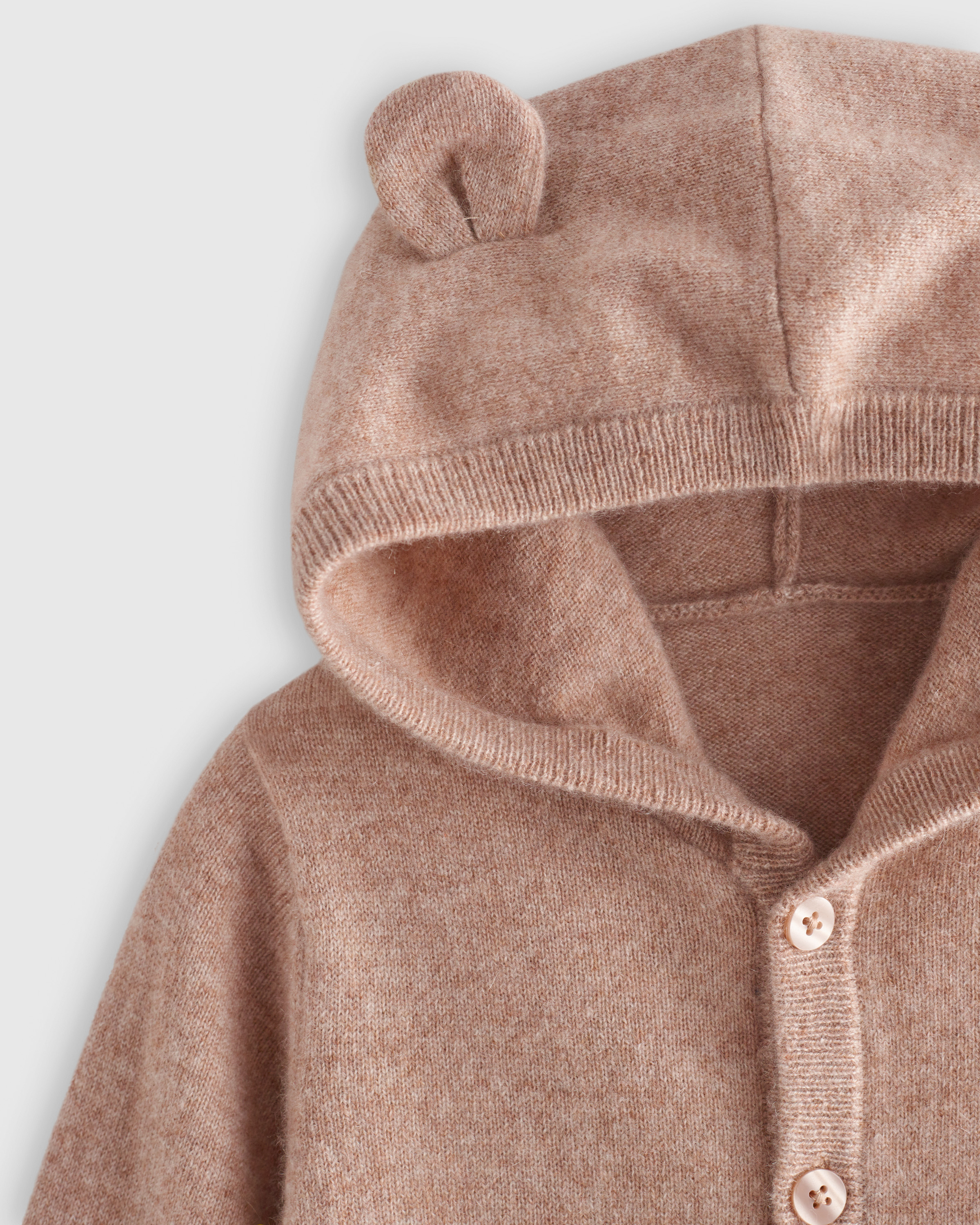 Washable Cashmere Hooded Cardigan - thumbnail 6