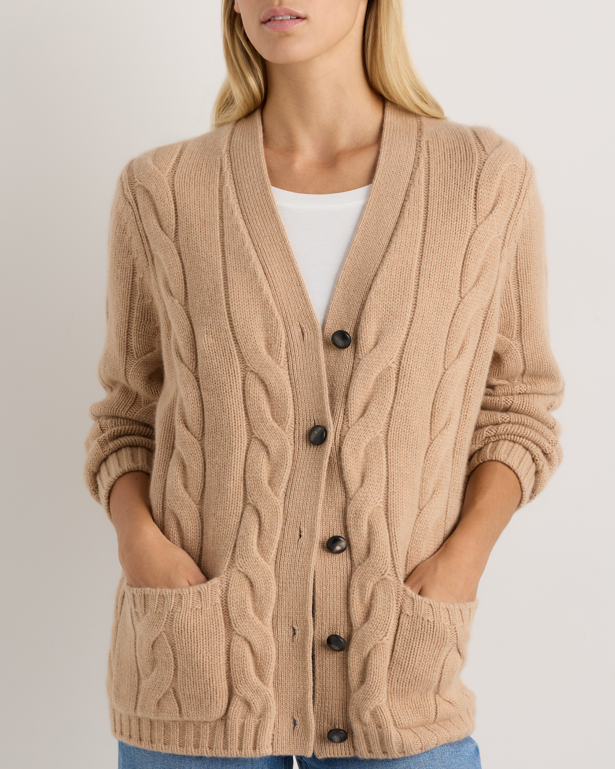 oLuxe Baby Cashmere Cable Cardigan 3
