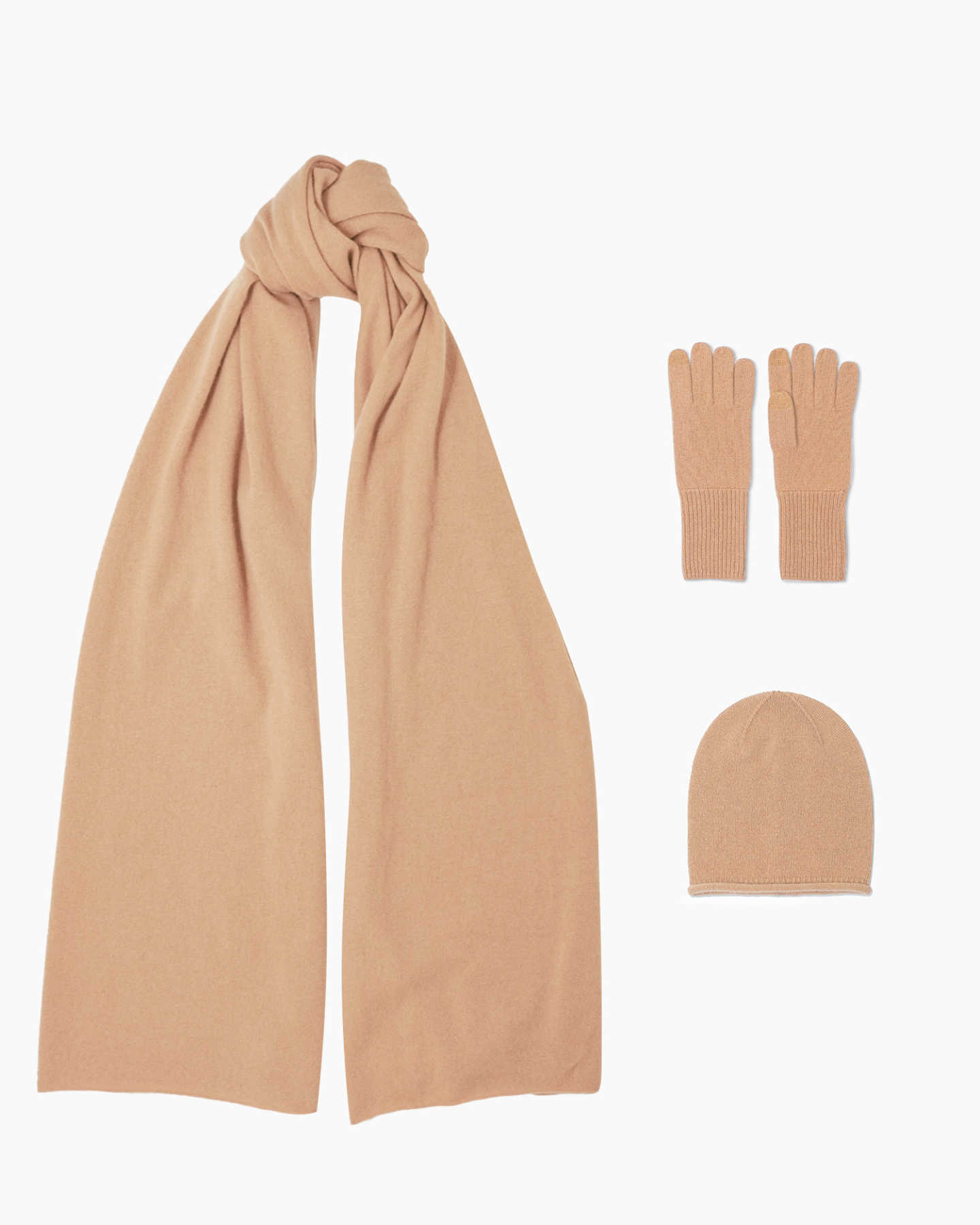 Mongolian Cashmere Wrap Capsule - Camel