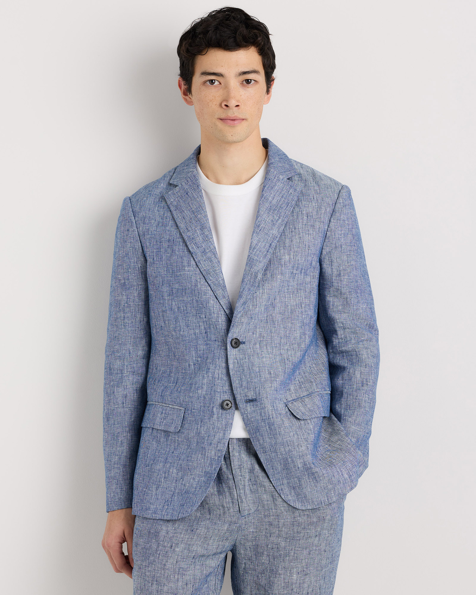 100% European Linen Blazer