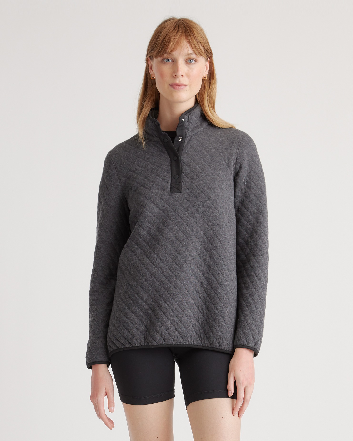 Woods women's farnham outlet quilted cotton pullover