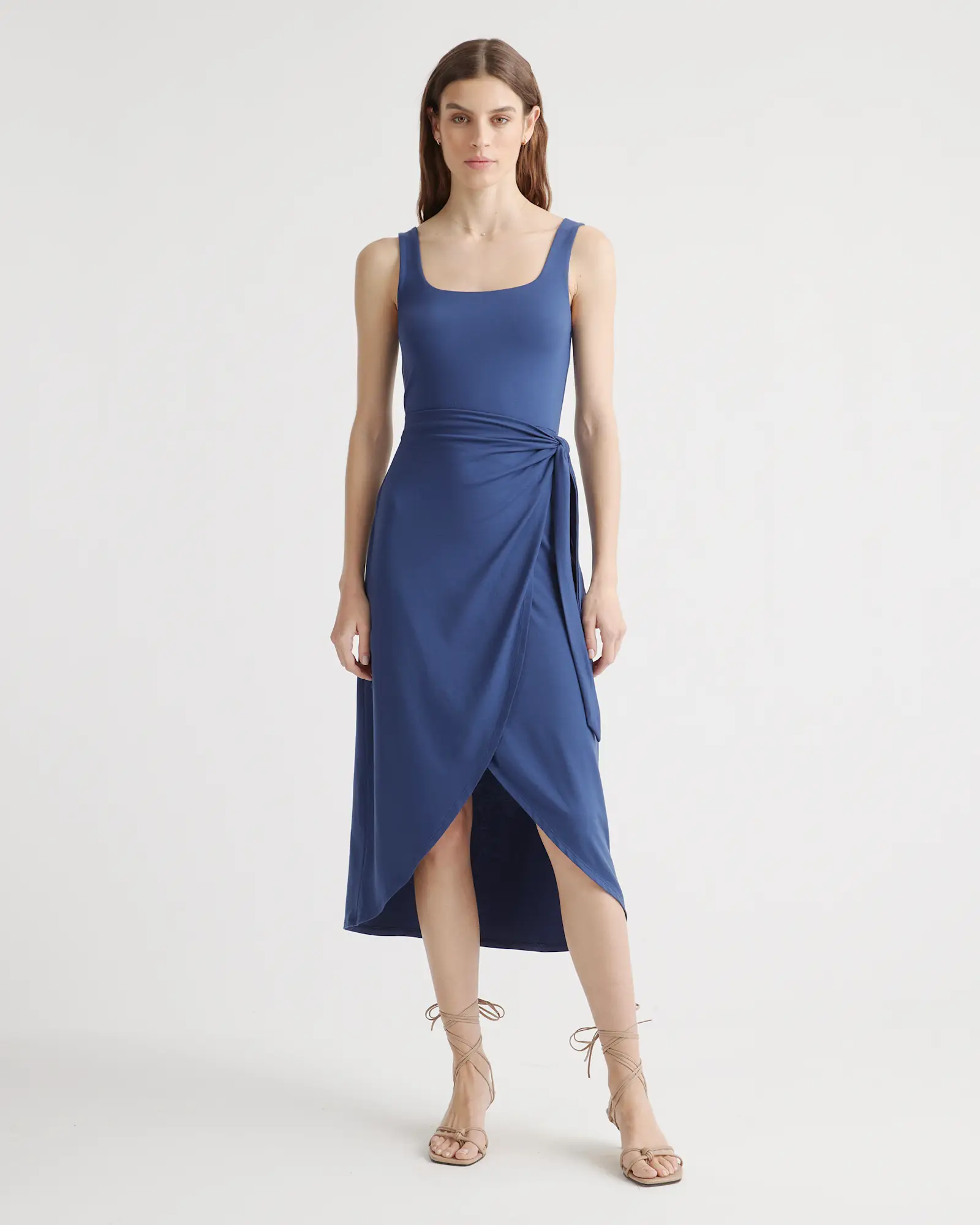 Quince | Tencel Jersey Side Tie Dress Quince | Tencel Jersey Side Tie Dress