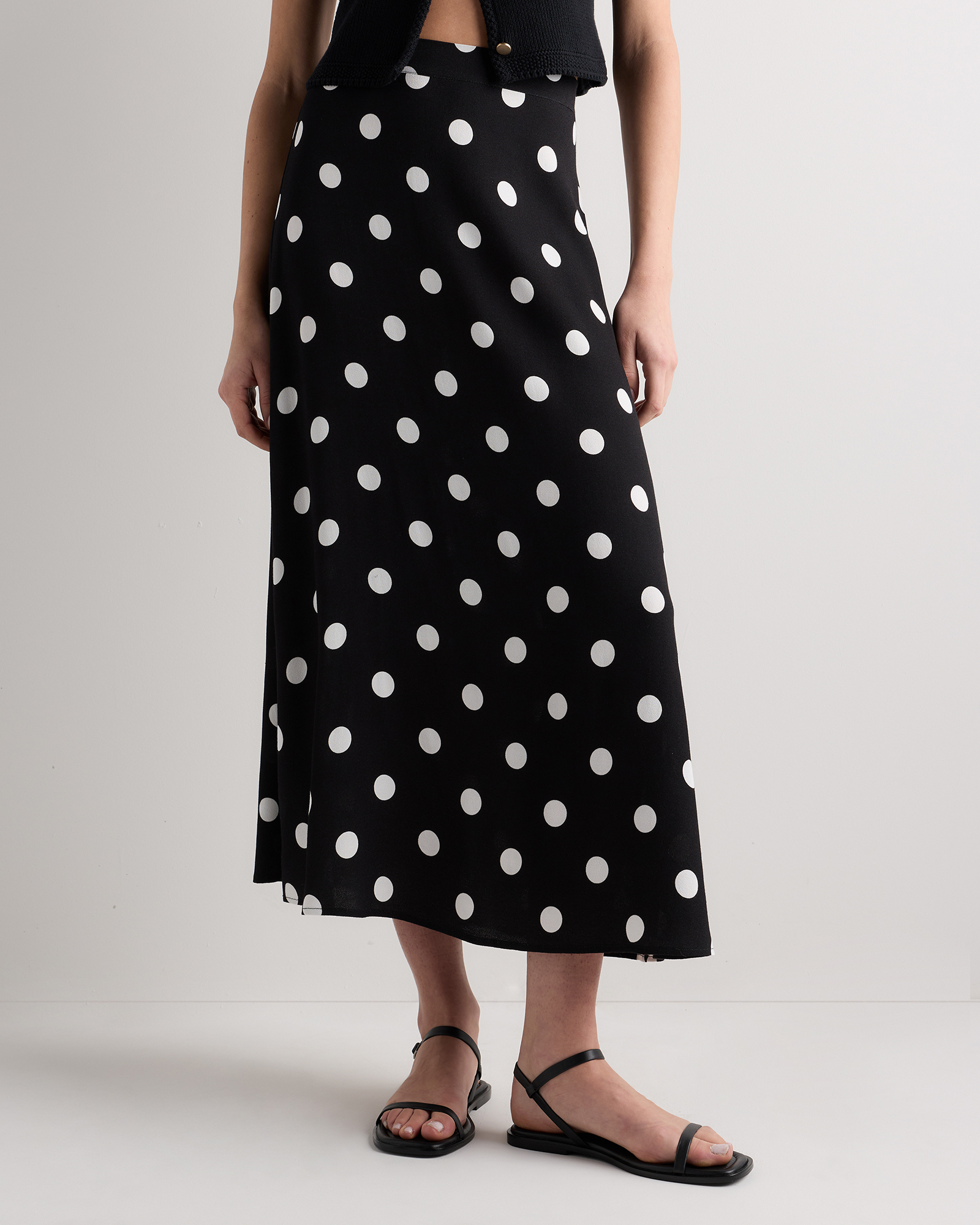 Lightweight Crepe Slip Skirt
