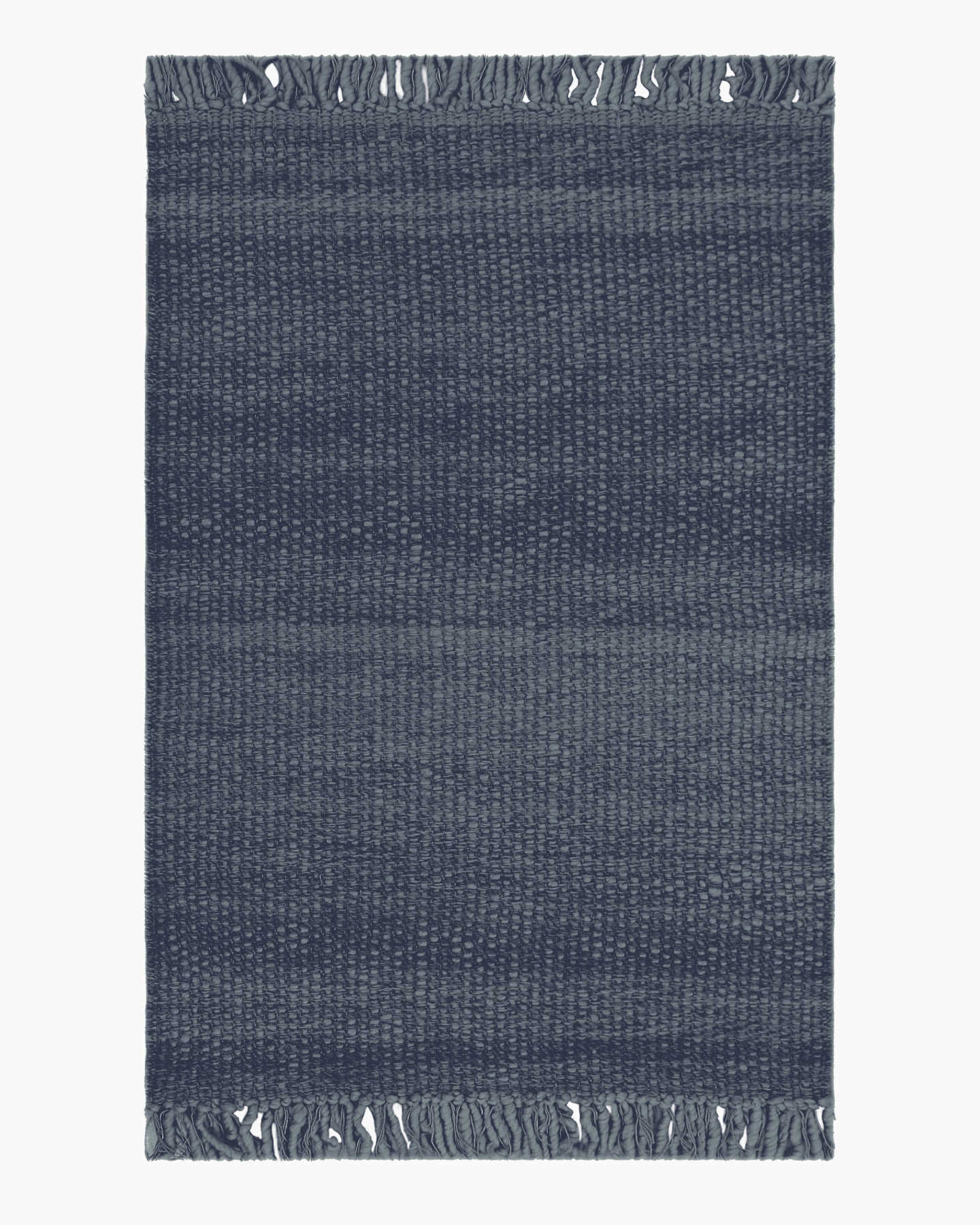 Eza Recycled Performance Rug - Textured Blue