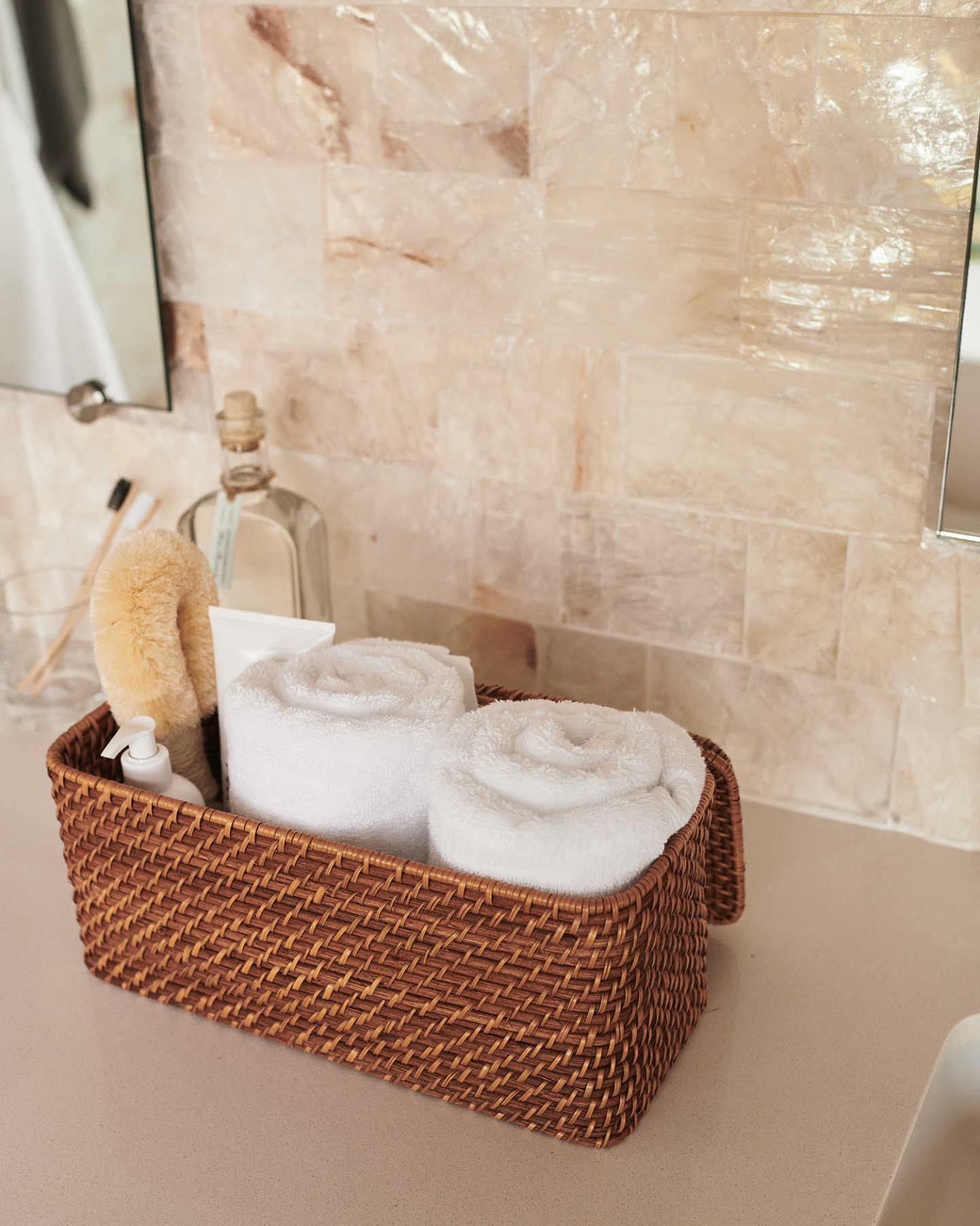 Organic Turkish Spa Towel Bundle - White - 1 - Thumbnail