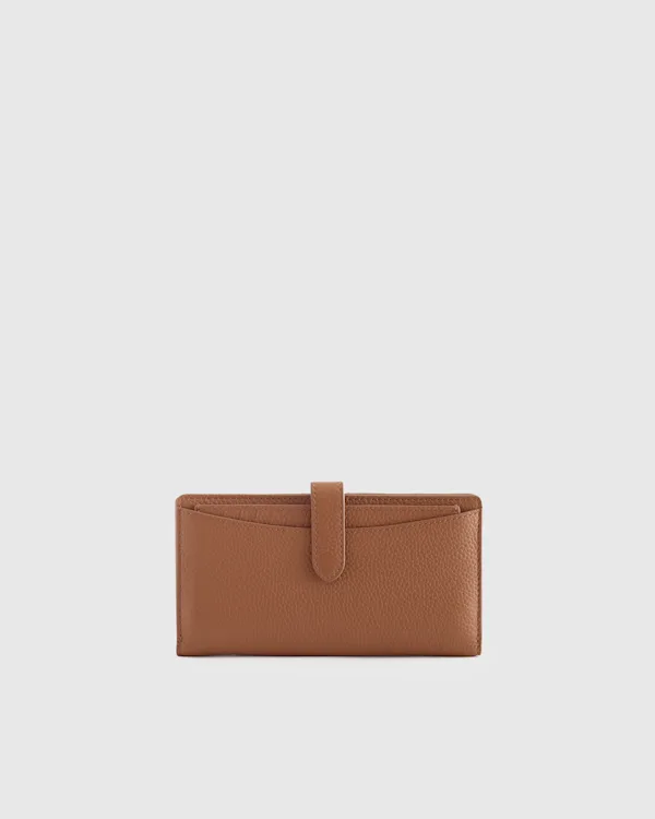 Italian Pebbled Leather Bifold 2-in-1 Wallet