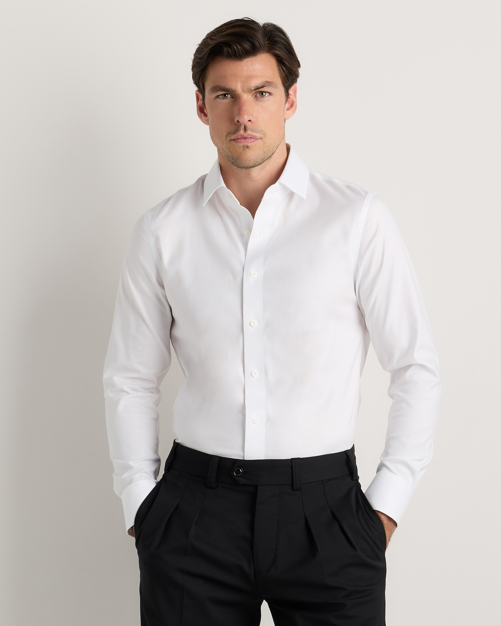 Organic Cotton Oxford Non-Iron Dress Shirt