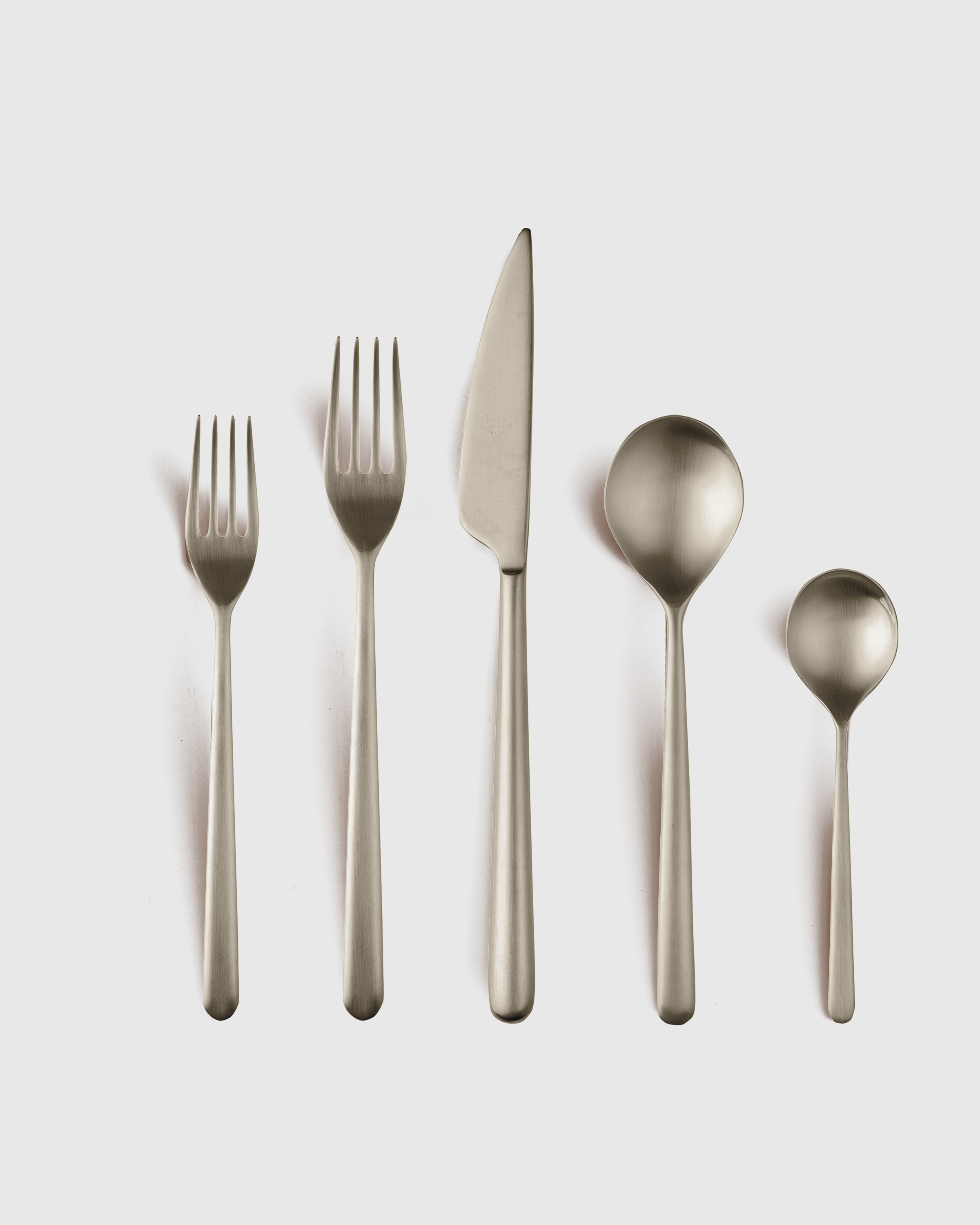 Quince Linea Flatware 20-pc Set In Brushed Champagne