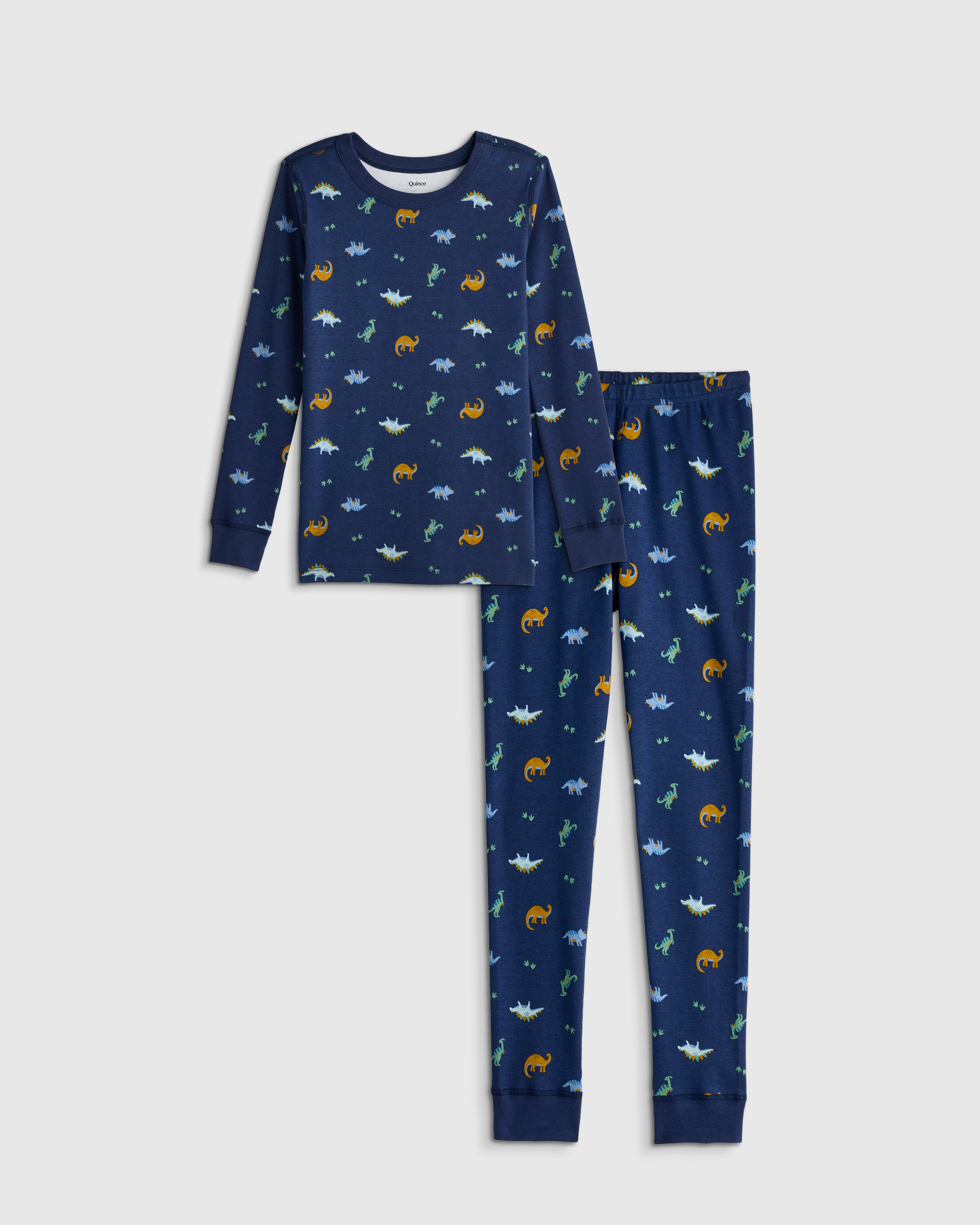 100% Organic Cotton Long Sleeve and Pant Pajama Set - thumbnail 7