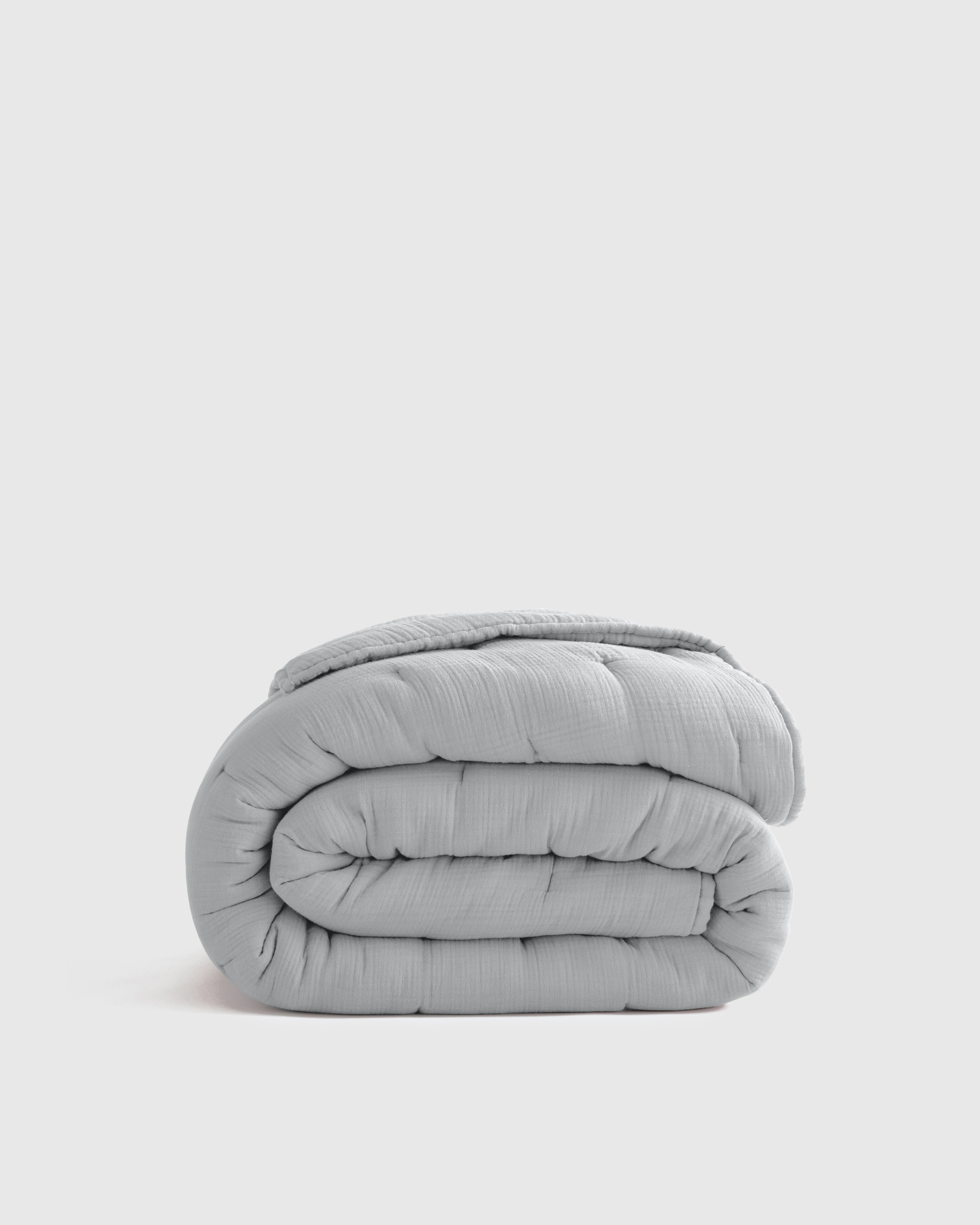Organic Airy Gauze Quilt | Quince in Fig