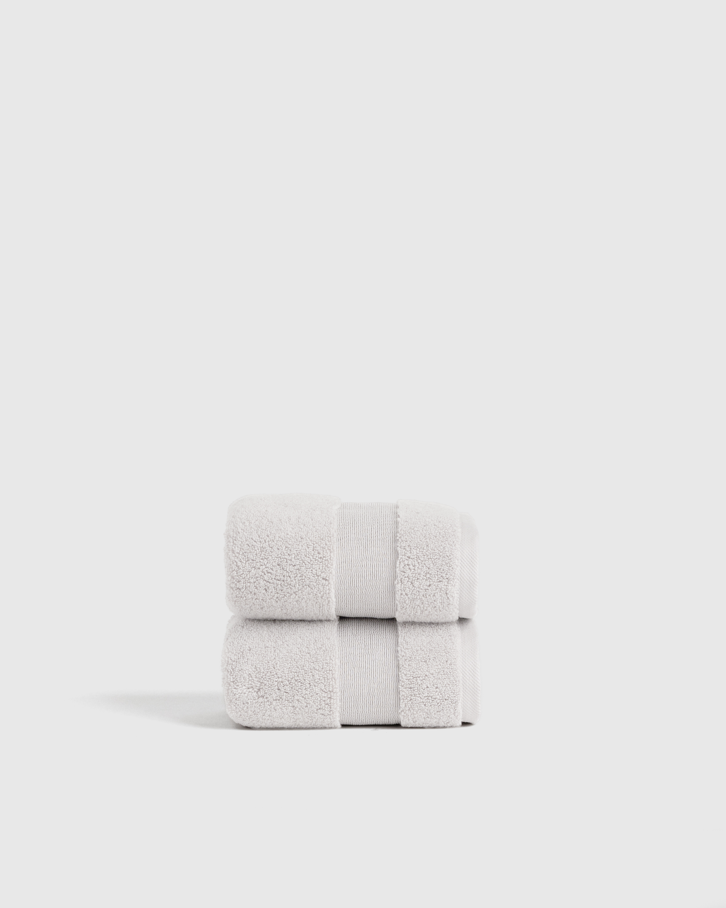 Quince Classic Hand Towel In Silver