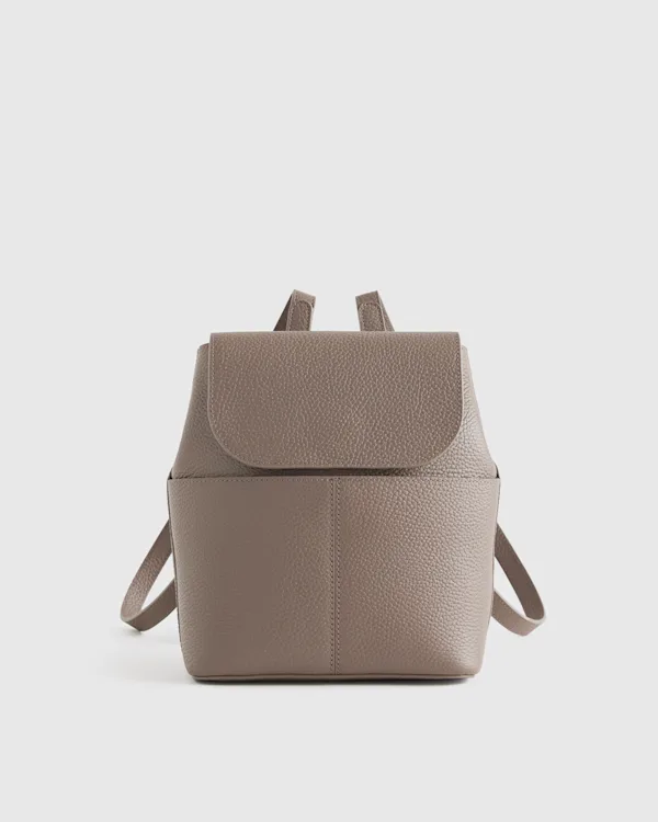 Italian Leather Small Backpack
