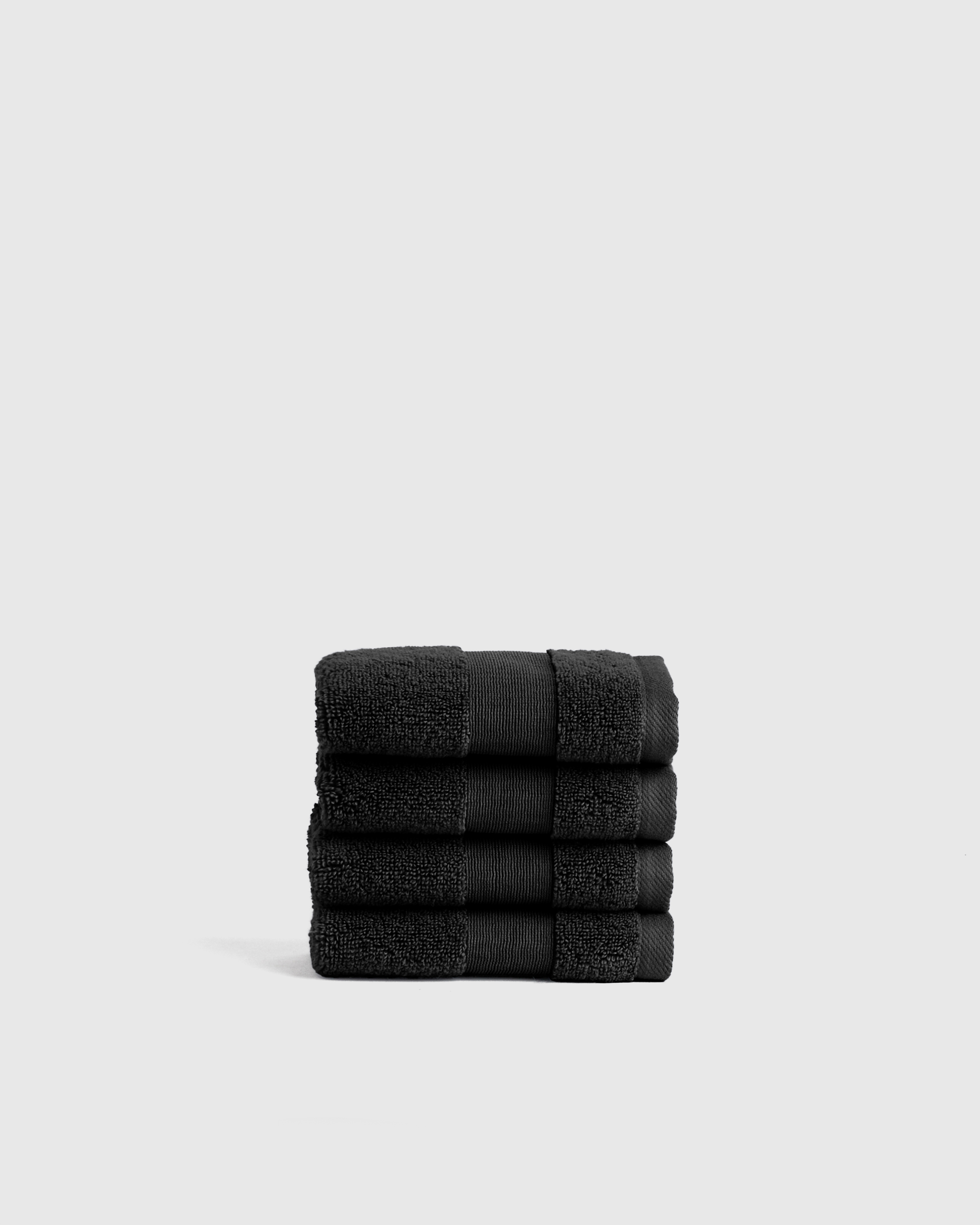 Quince Classic Washcloth In Black