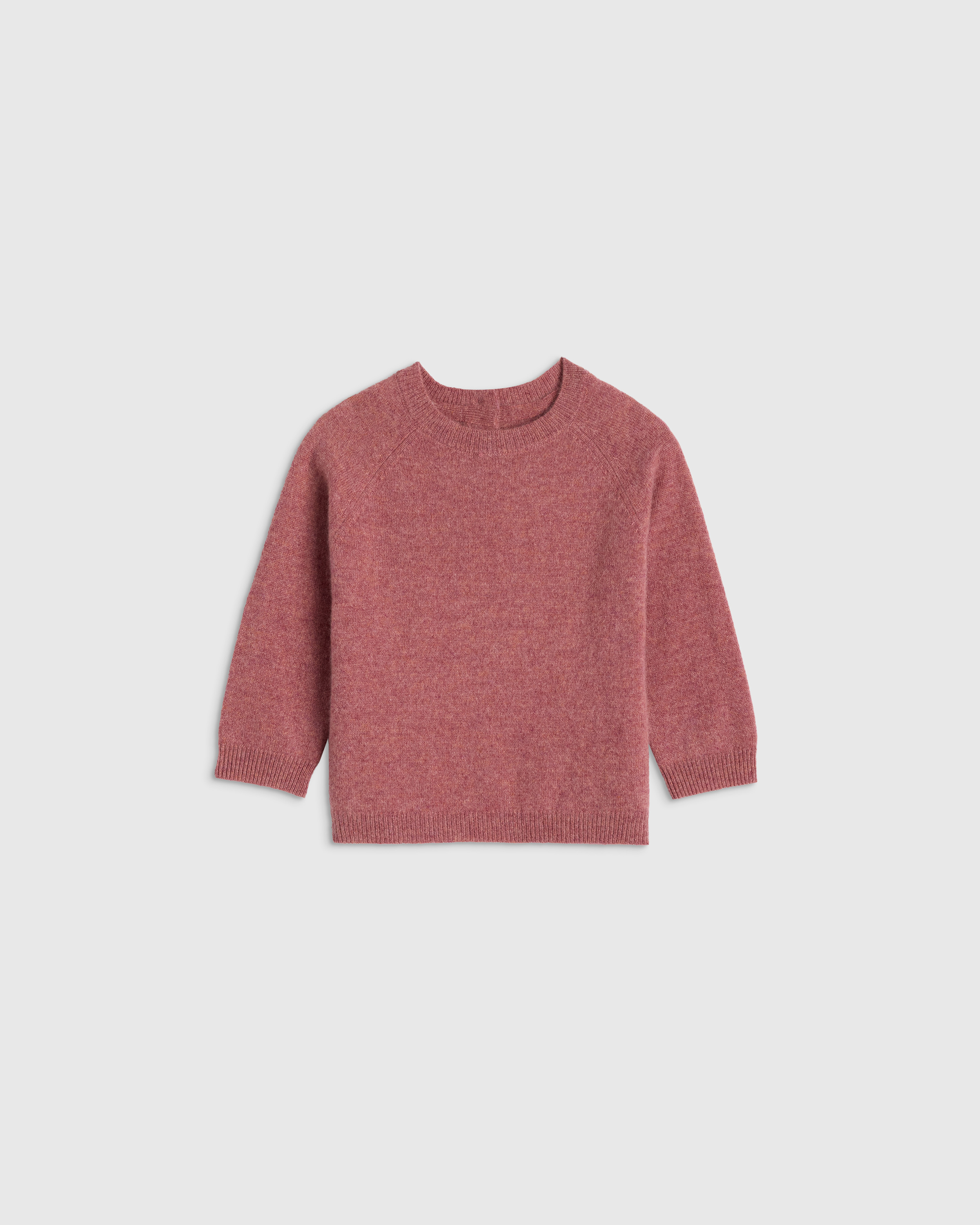 Mongolian Cashmere Crewneck Sweater - Baby - thumbnail 5