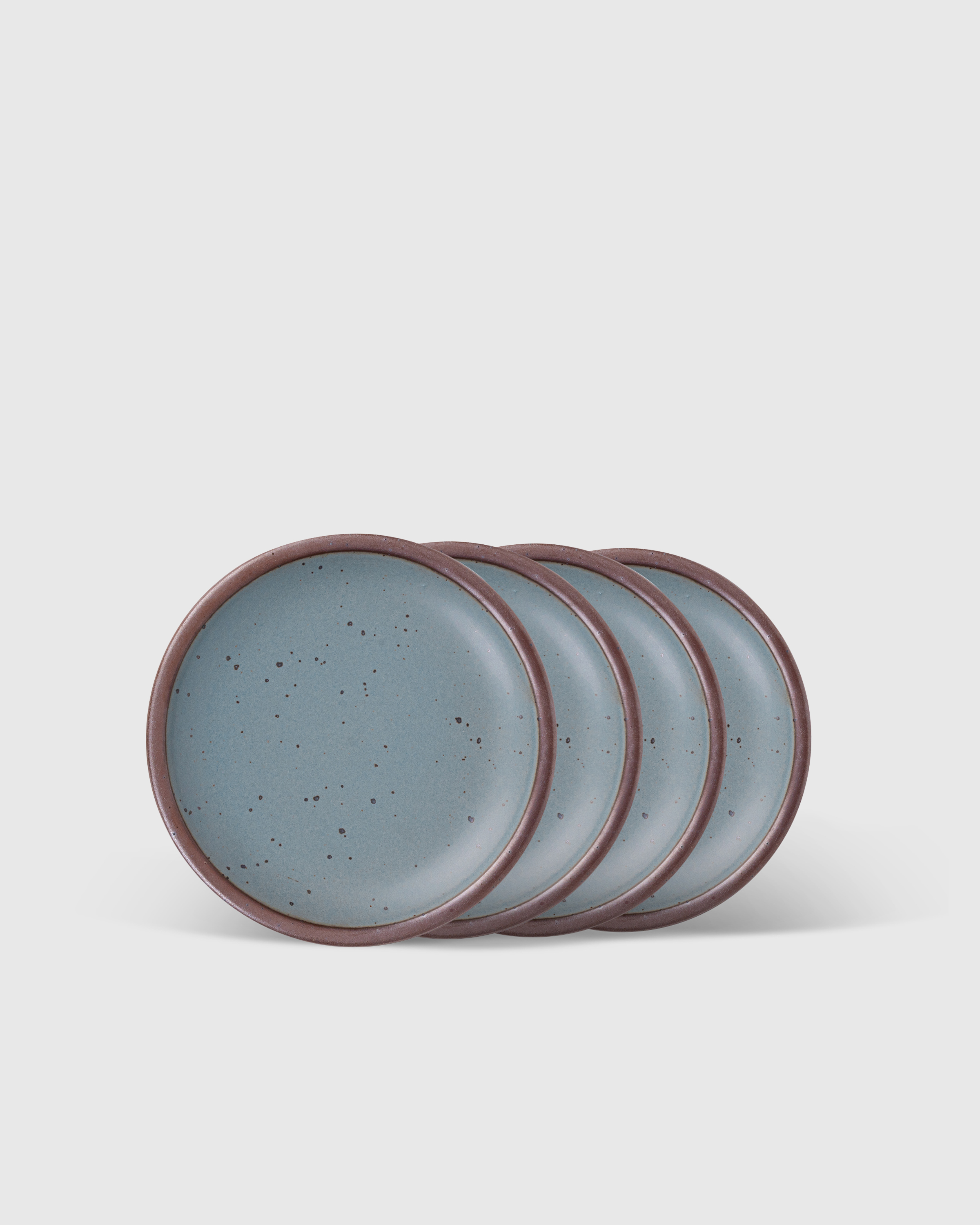 Cake Plate (Set of 4) by East Fork in Eggshell