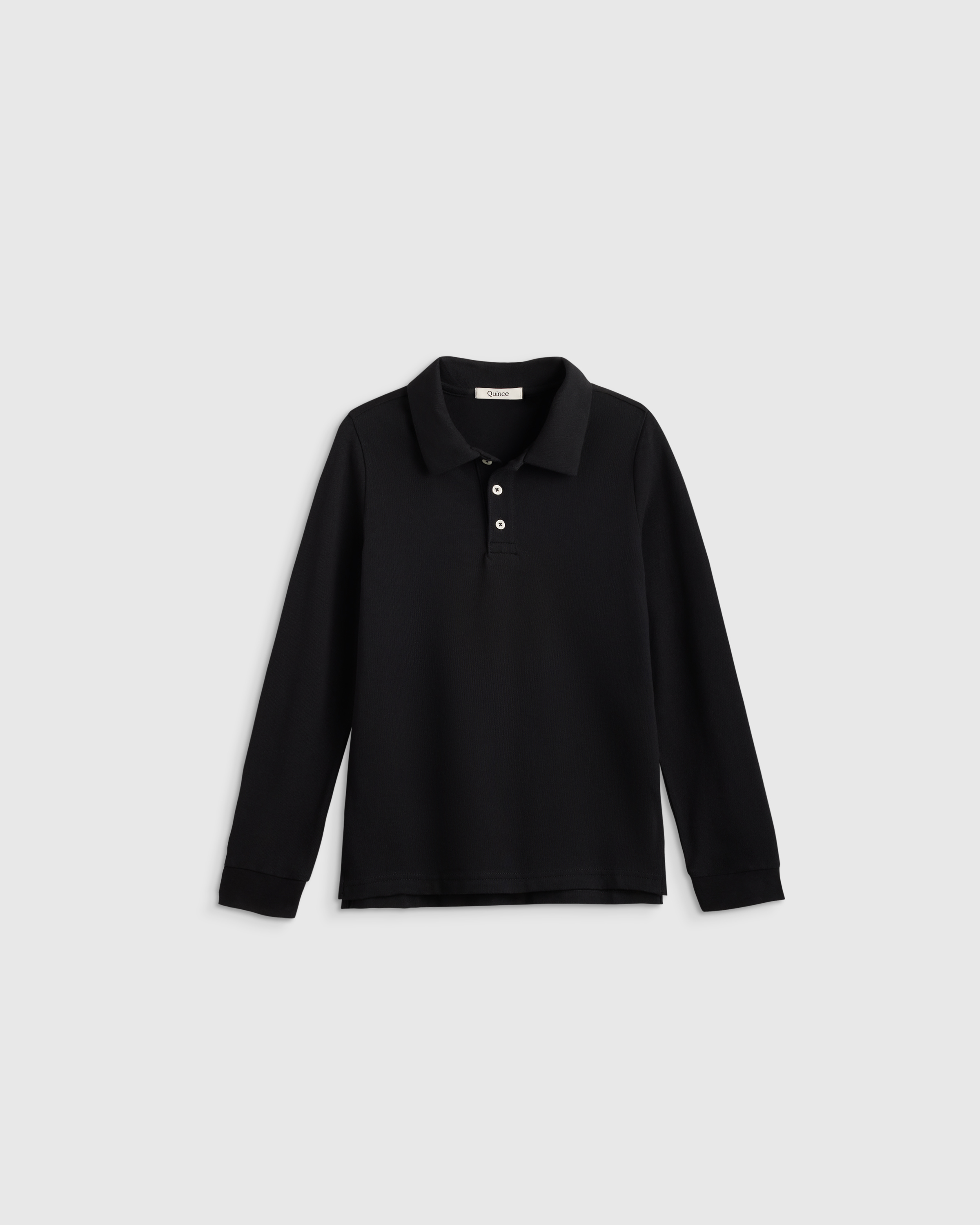 Organic Cotton Long Sleeve Pique Polo - Toddler - thumbnail 5