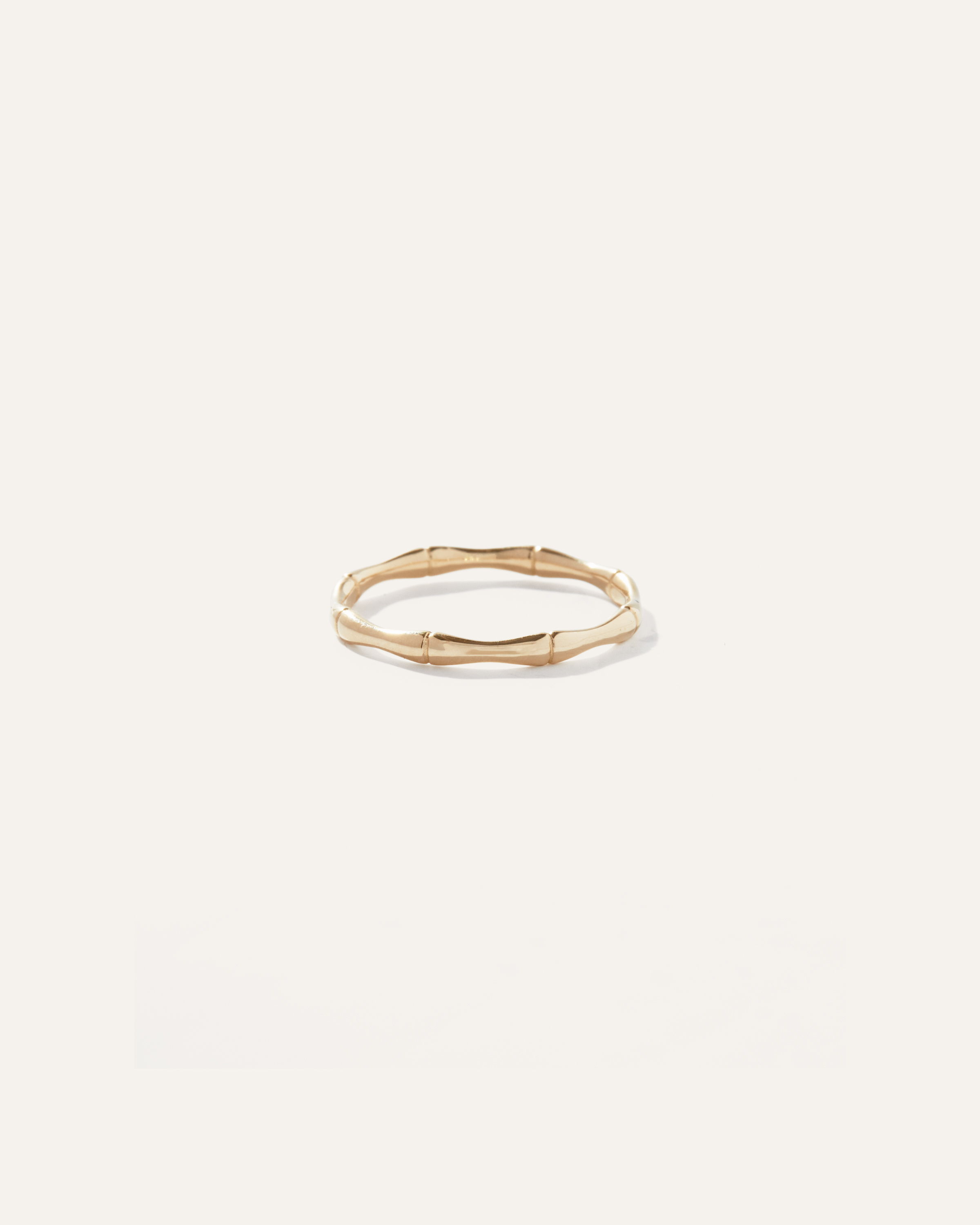 Quince Women's 14k Gold Bamboo Ring In Yellow Gold