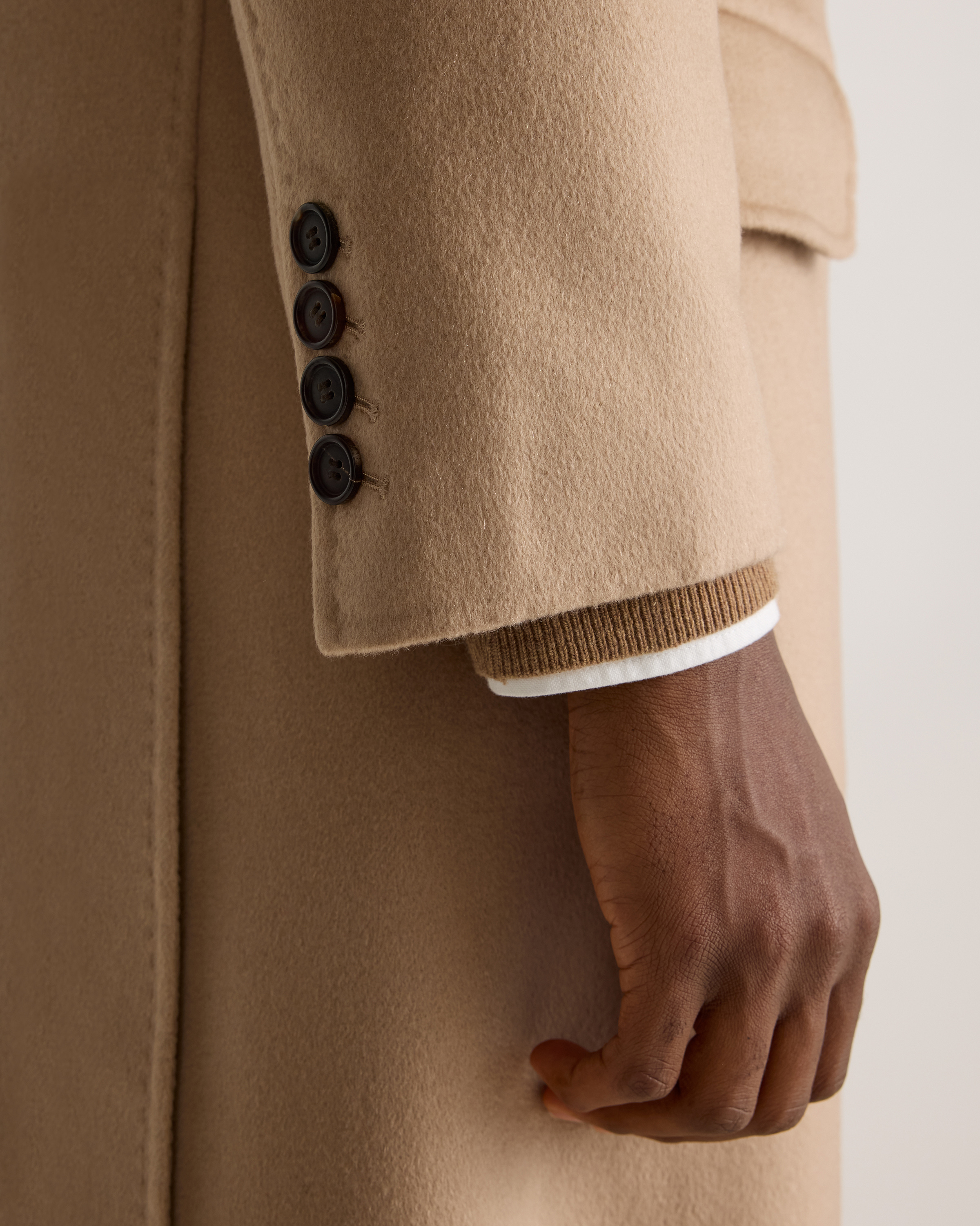 100% Mongolian Cashmere Double-Faced Overcoat