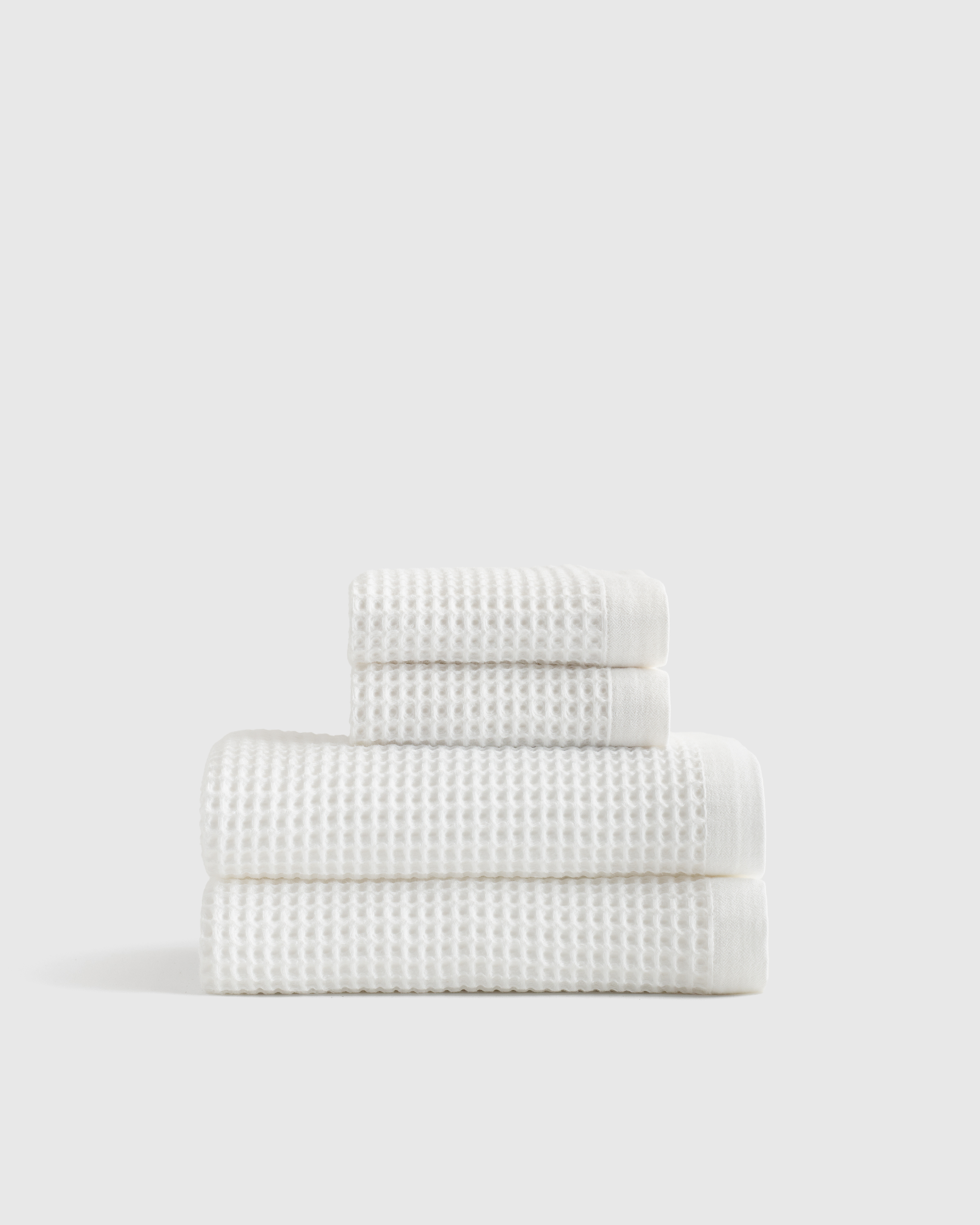 Shop Quince Turkish Waffle Towel Bundle In White