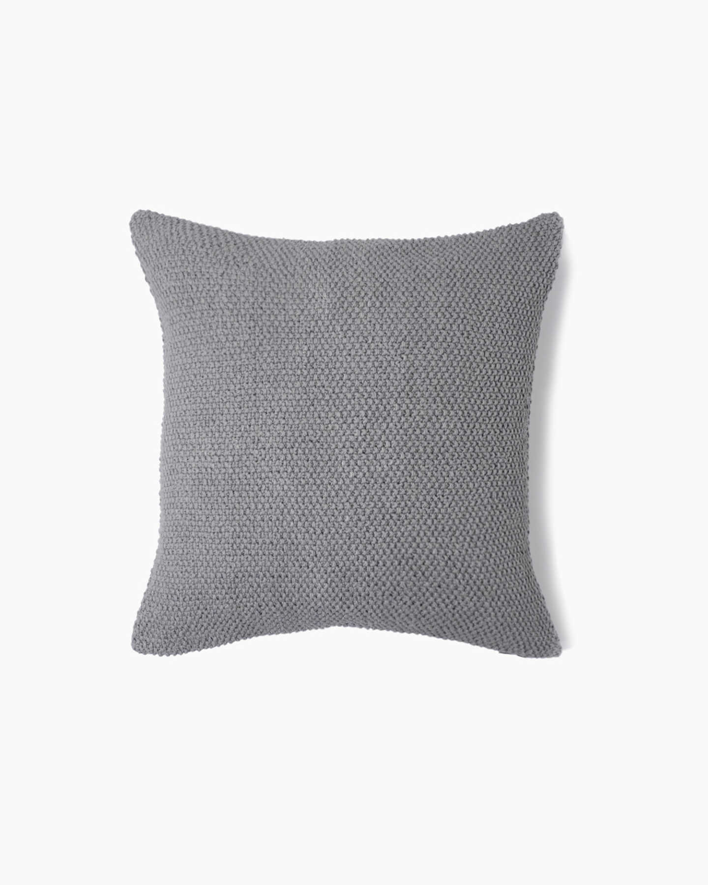 You May Also Like - Textured Cotton Pillow Cover - Grey