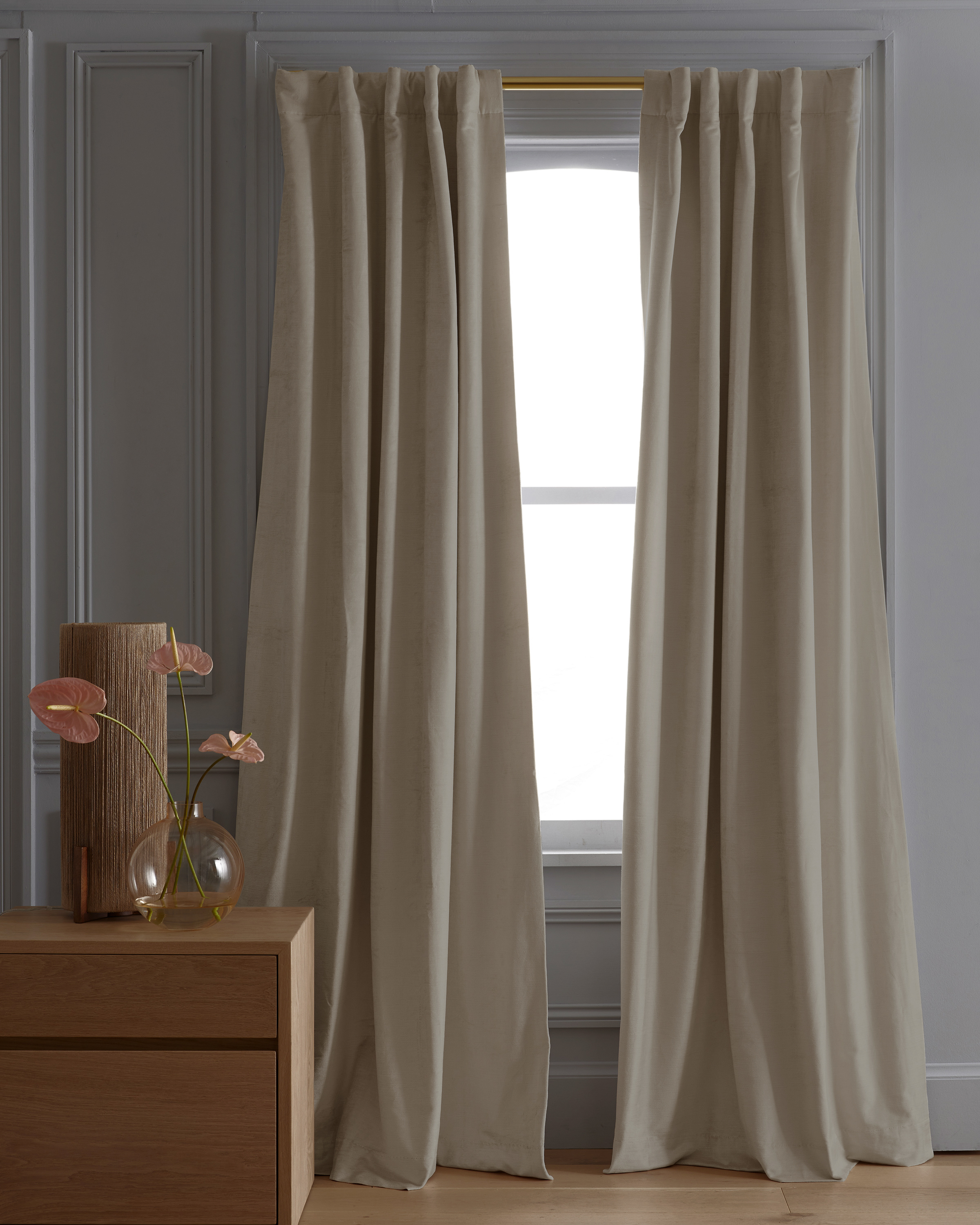 Luster Velvet True Blackout Curtain