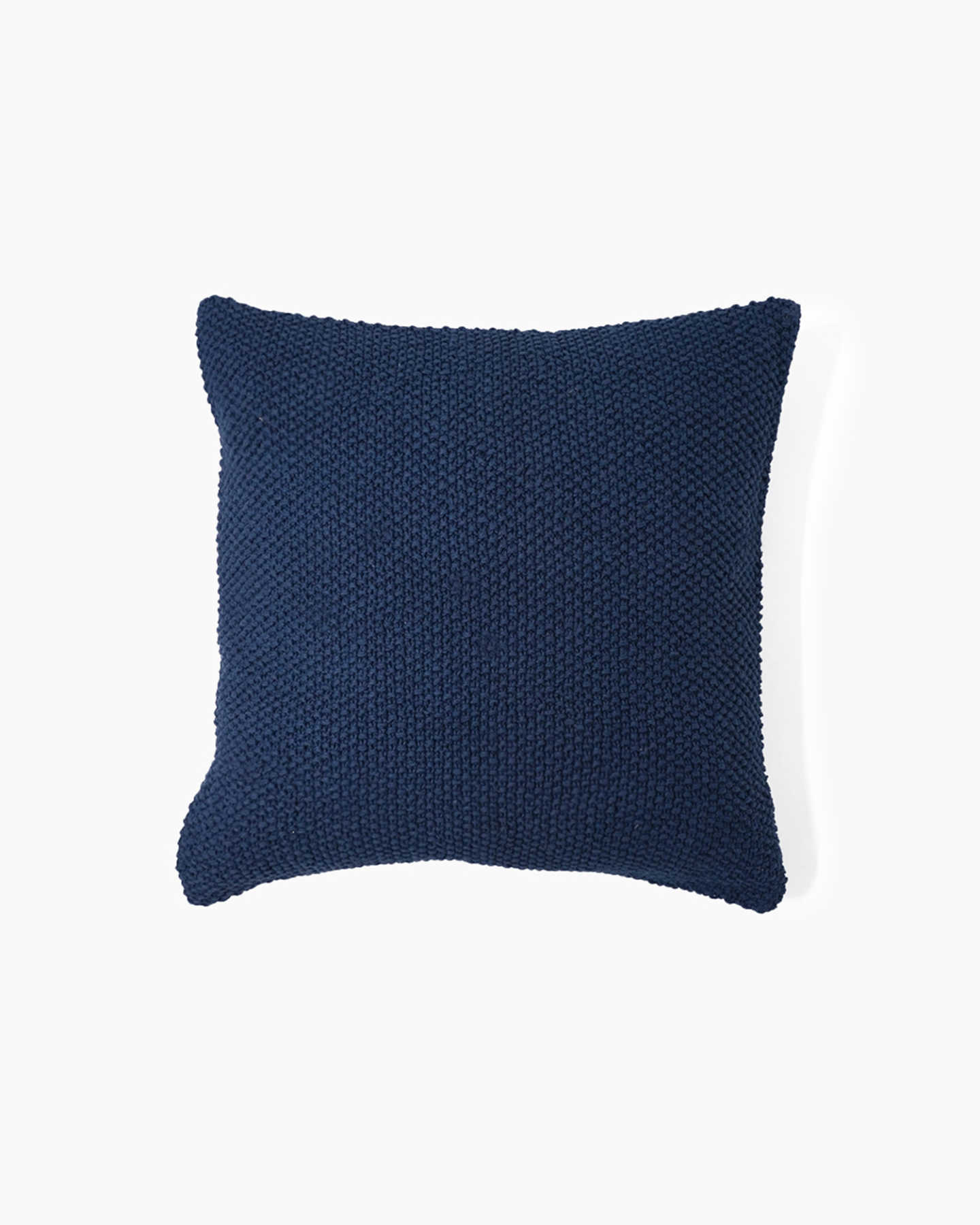 Textured Cotton Pillow Cover - Indigo