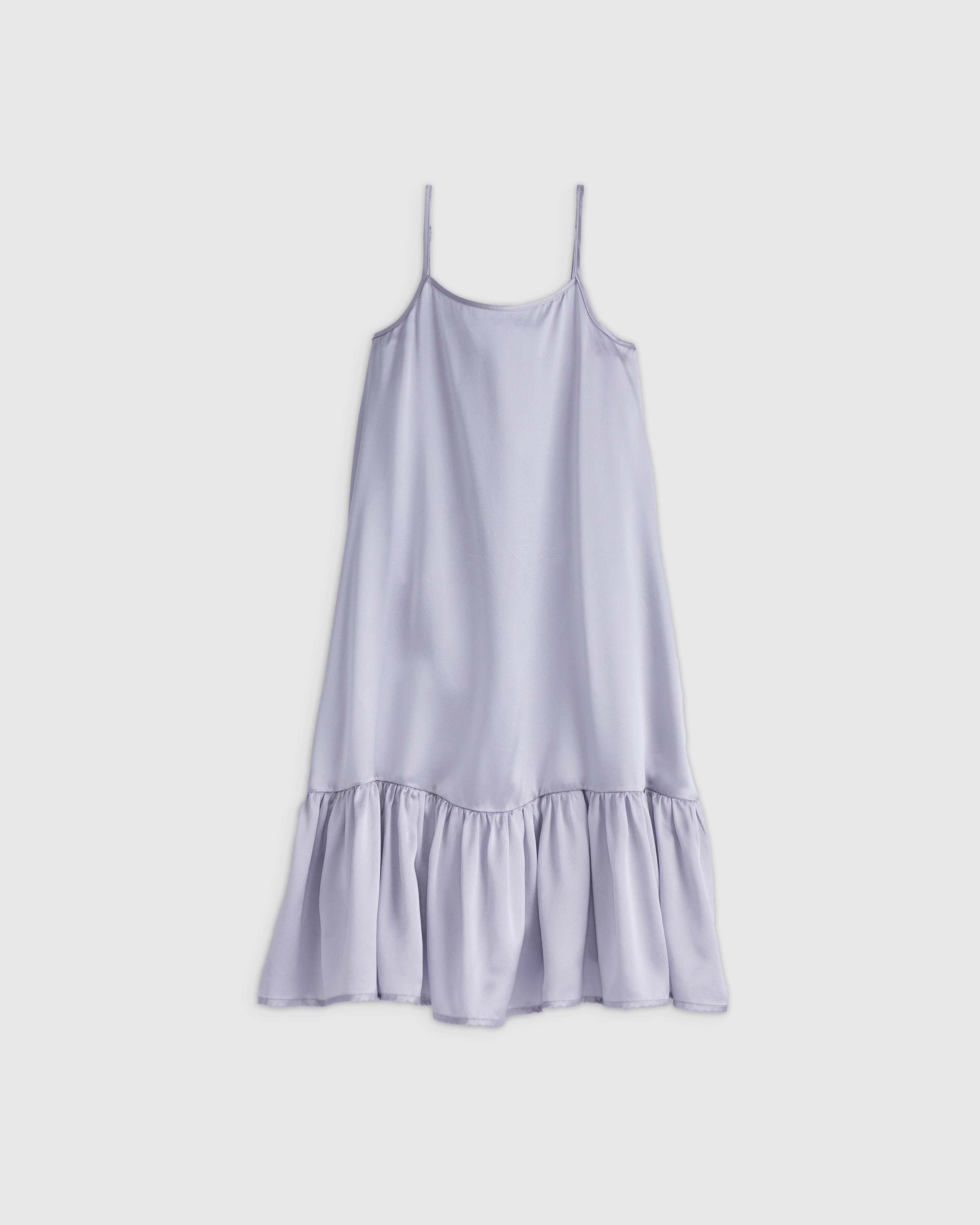 Shop Quince Dress In Grey Lilac