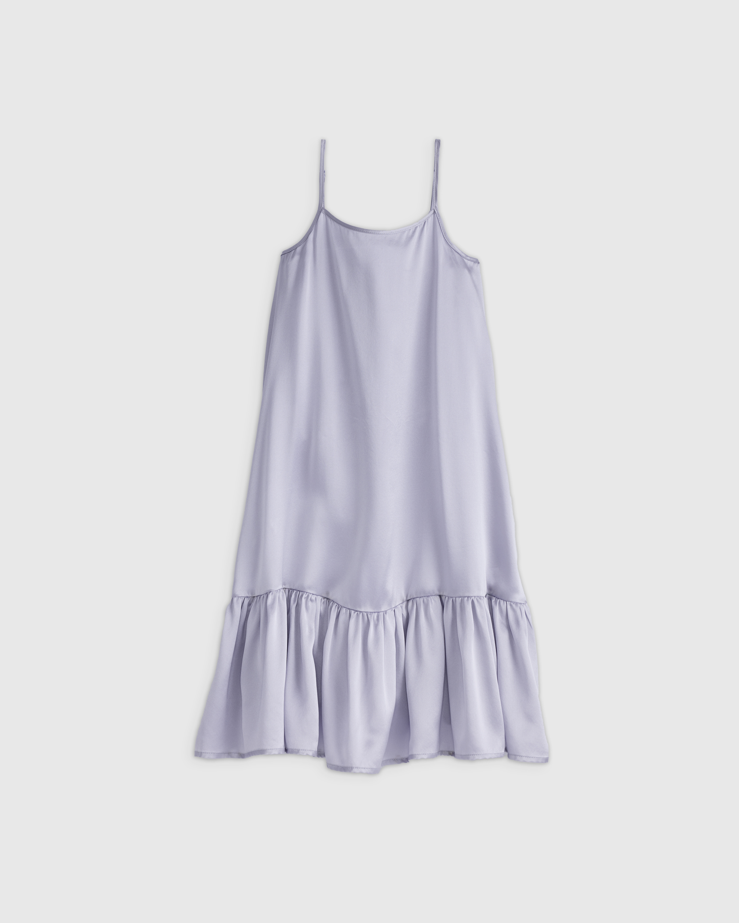 Quince Dress In Grey Lilac