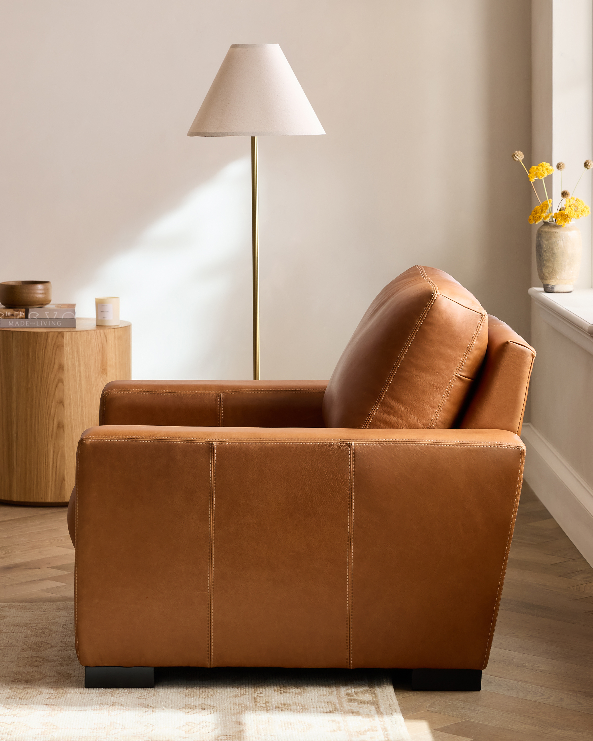 Stillman Leather Accent Chair - thumbnail 6