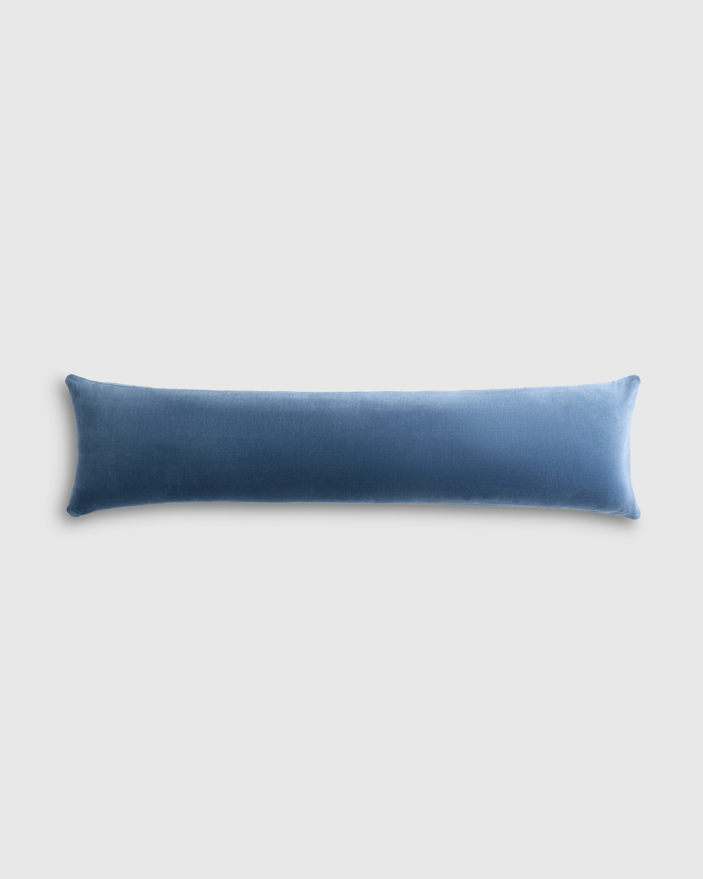 Cotton Velvet Oversized Lumbar Pillow Cover - Bordeaux, 12"x48"