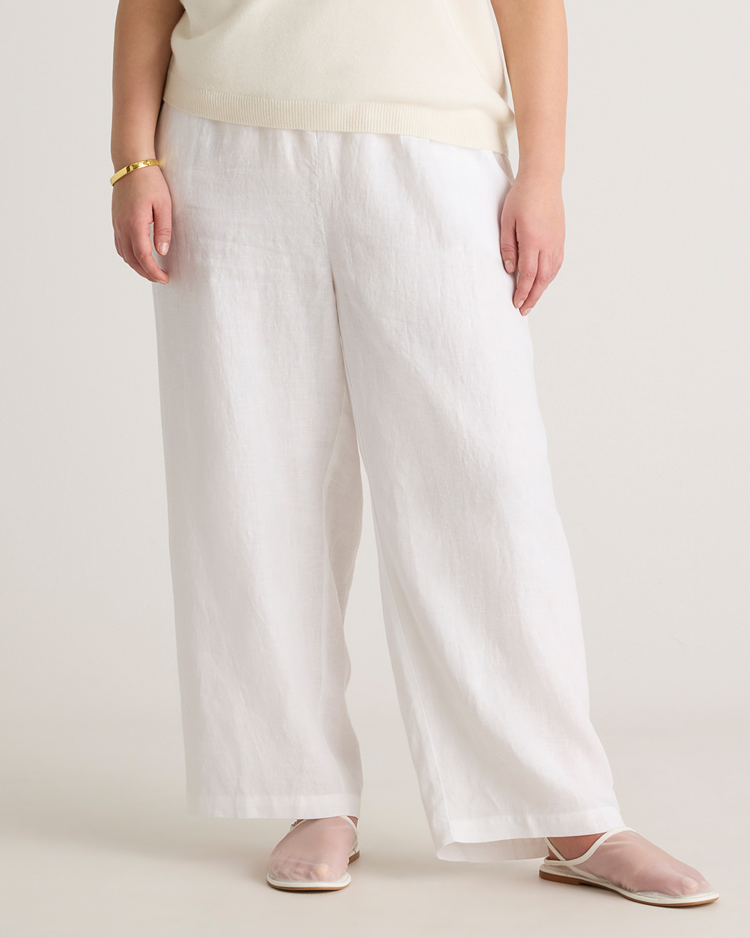 Shop Quince Women's 100% European Linen Pants In White