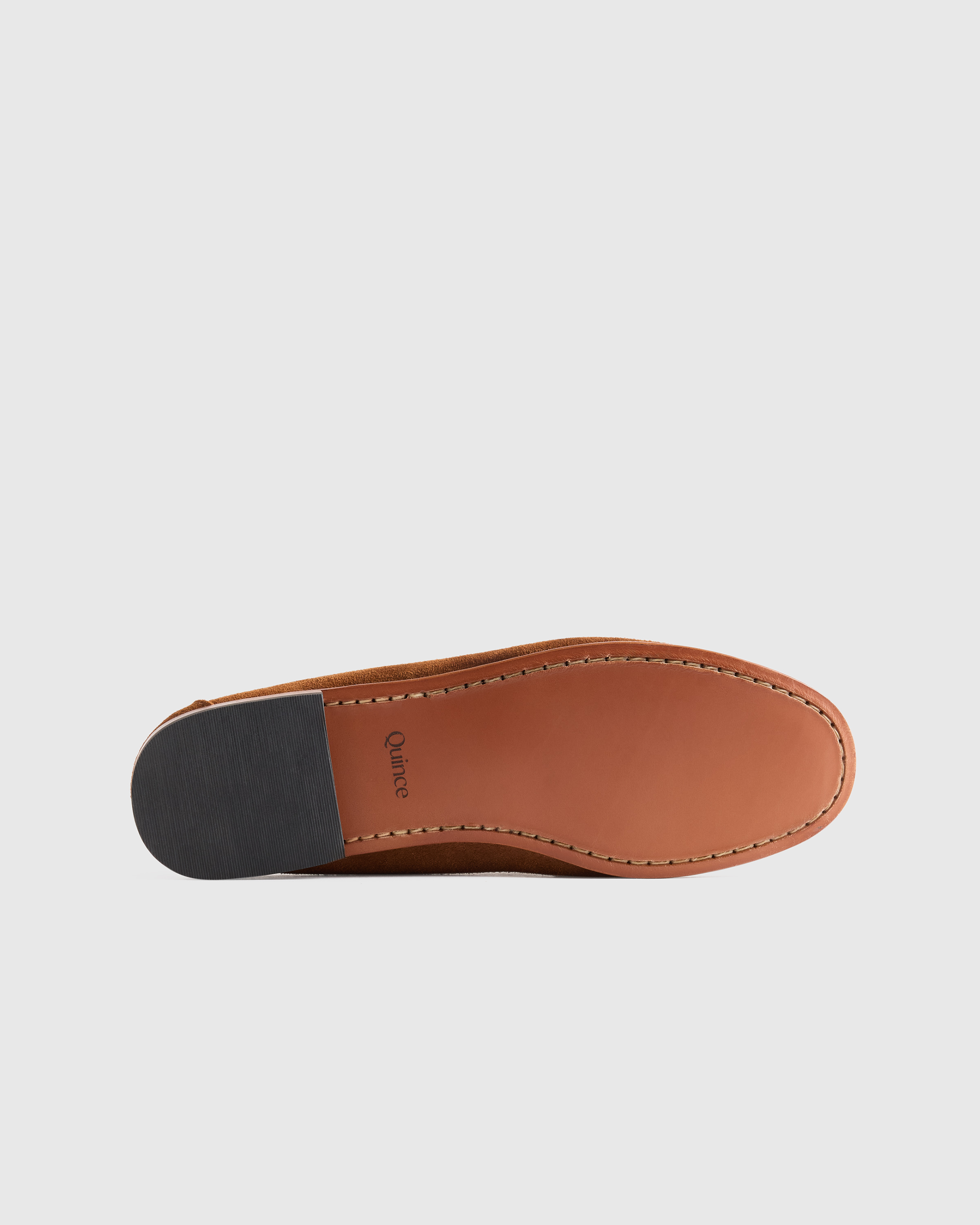 Quince Essential Suede Driving Loafers Men\'s Size 9 Whiskey Leather NIB Essential Suede Penny Loafer in Whiskey main image 2