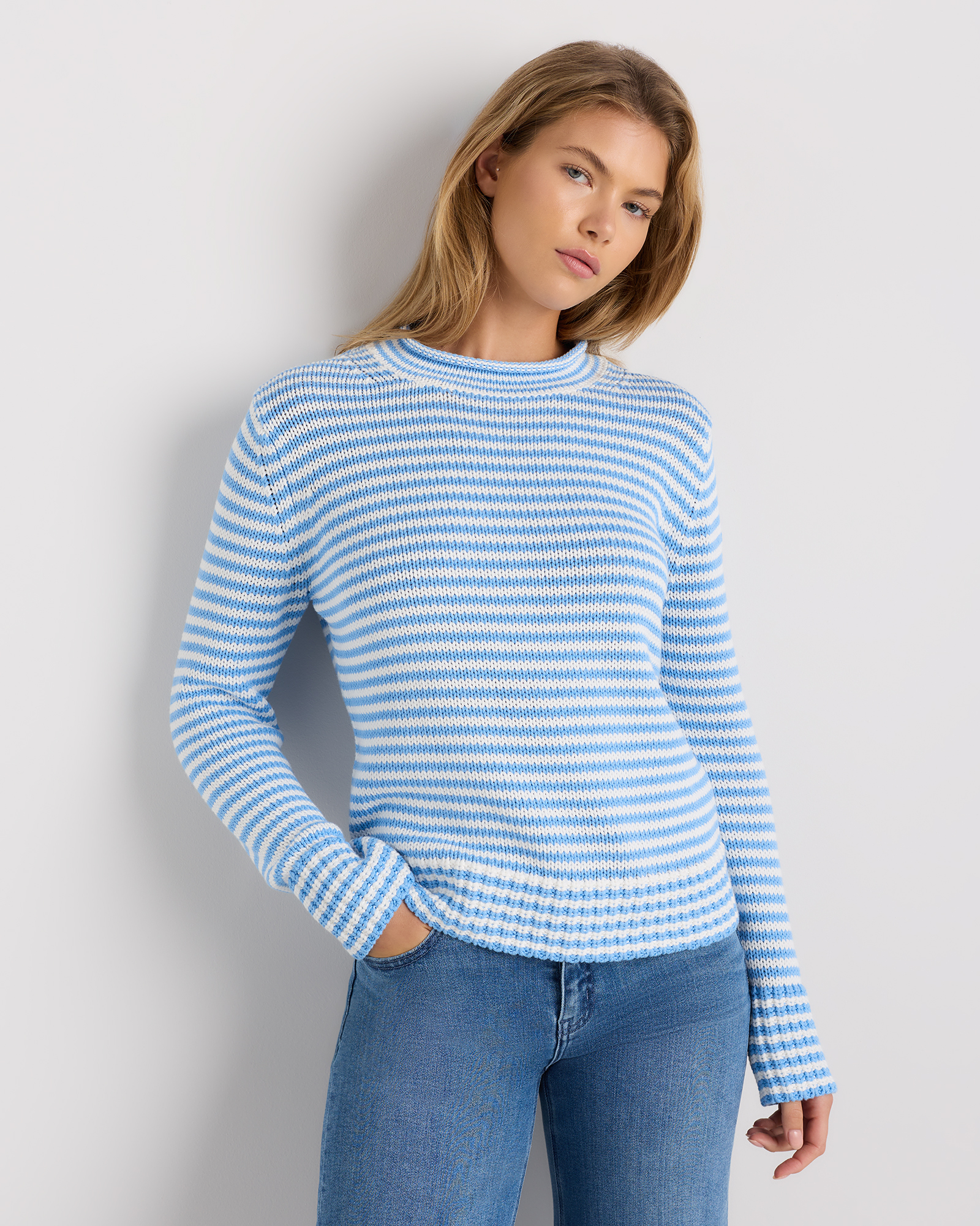 100% Organic Cotton Roll Neck Sweater